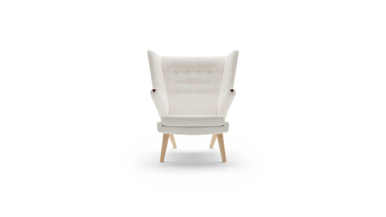 Papa Bear Chair PP120 Reproduction by Archetype Forms - Hans Wegner - Front View