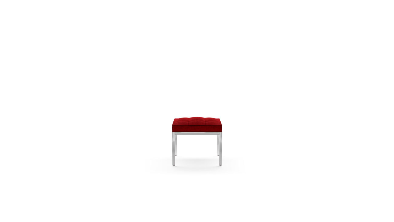 Relaxed Stool: 1-Seat Stool 2530yrc1 Reproduction by Archetype Forms - Florence Knoll - Front View