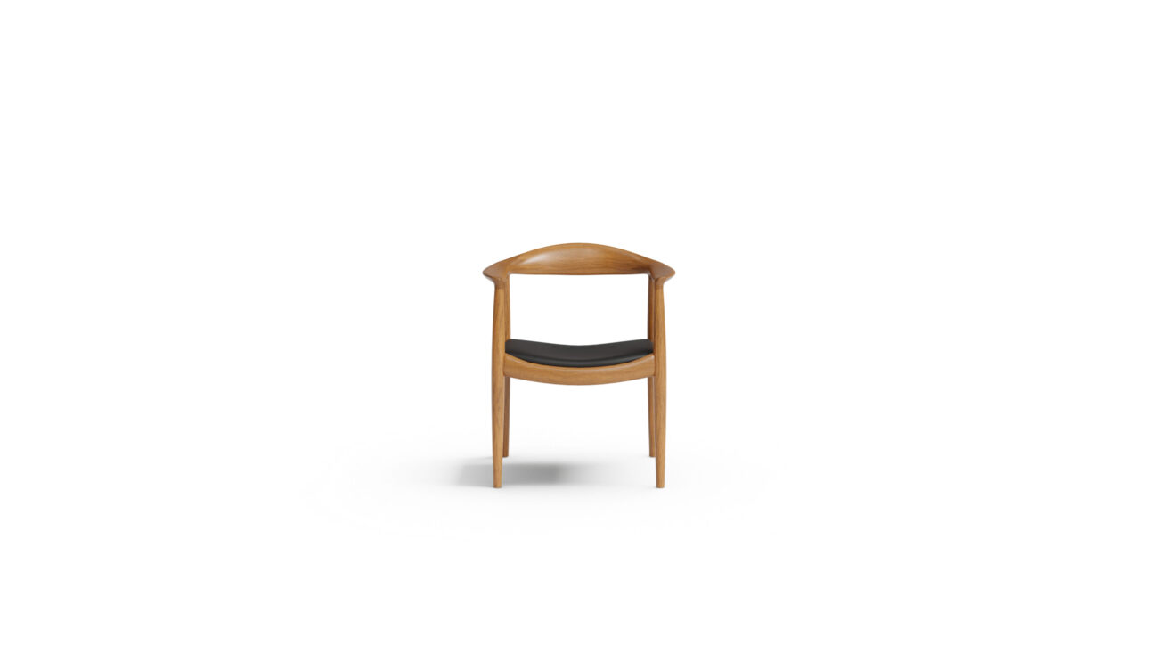 The Round Chair The Round Chair PP503 The Chair Reproduction by Archetype Forms - Hans Wegner - Front View