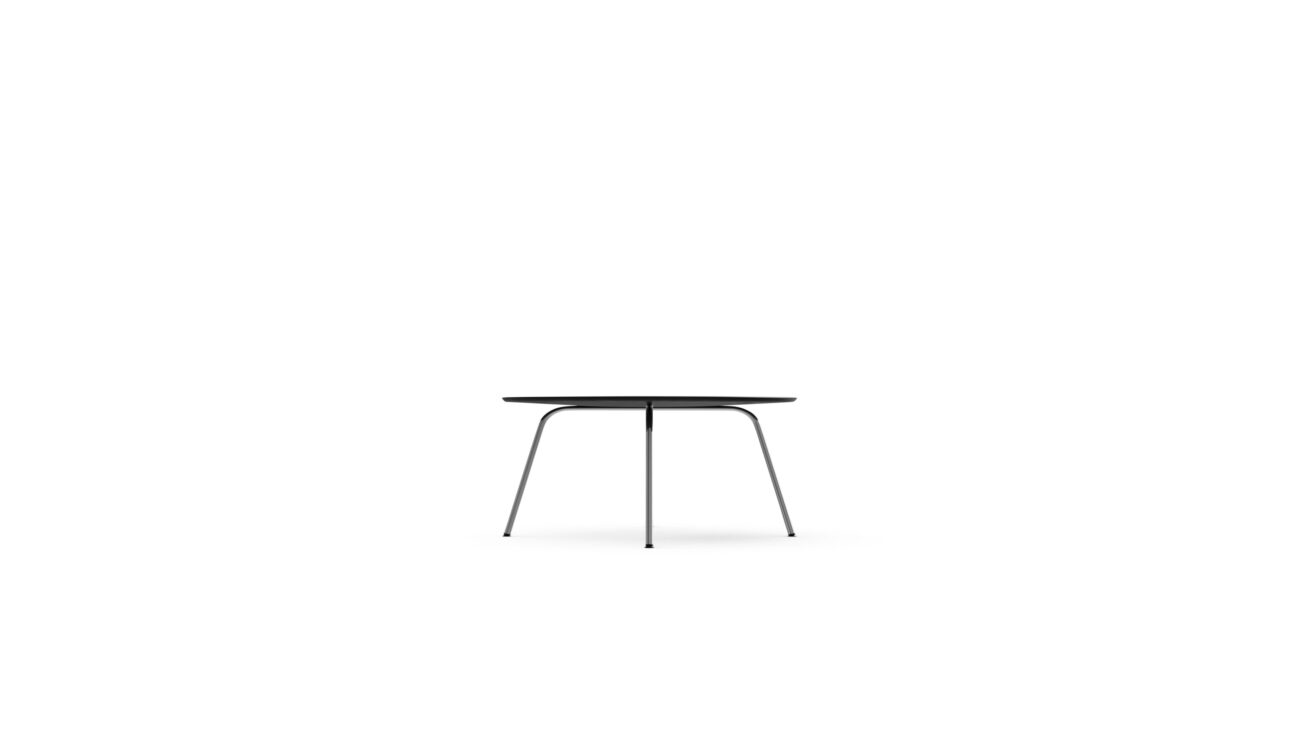 Eames CTM Coffee Table Molded Plywood With Metal Legs CTM Reproduction by Archetype Forms - Charles & Ray Eames - Front View