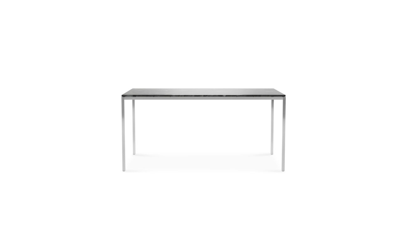 2522T Rectangular Table Dining Table 60x36 Reproduction by Archetype Forms - Florence Knoll - Front View