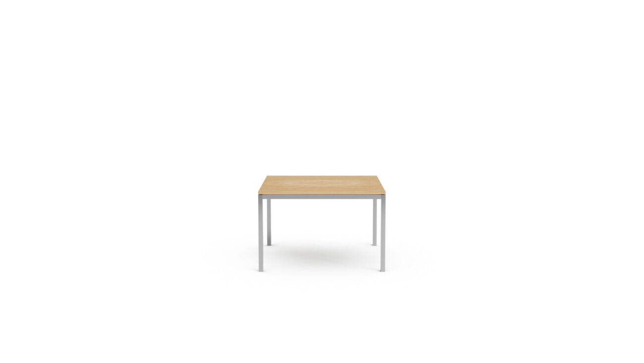 2515T Square End Table 29x29 Reproduction by Archetype Forms - Florence Knoll - Front-Angle View