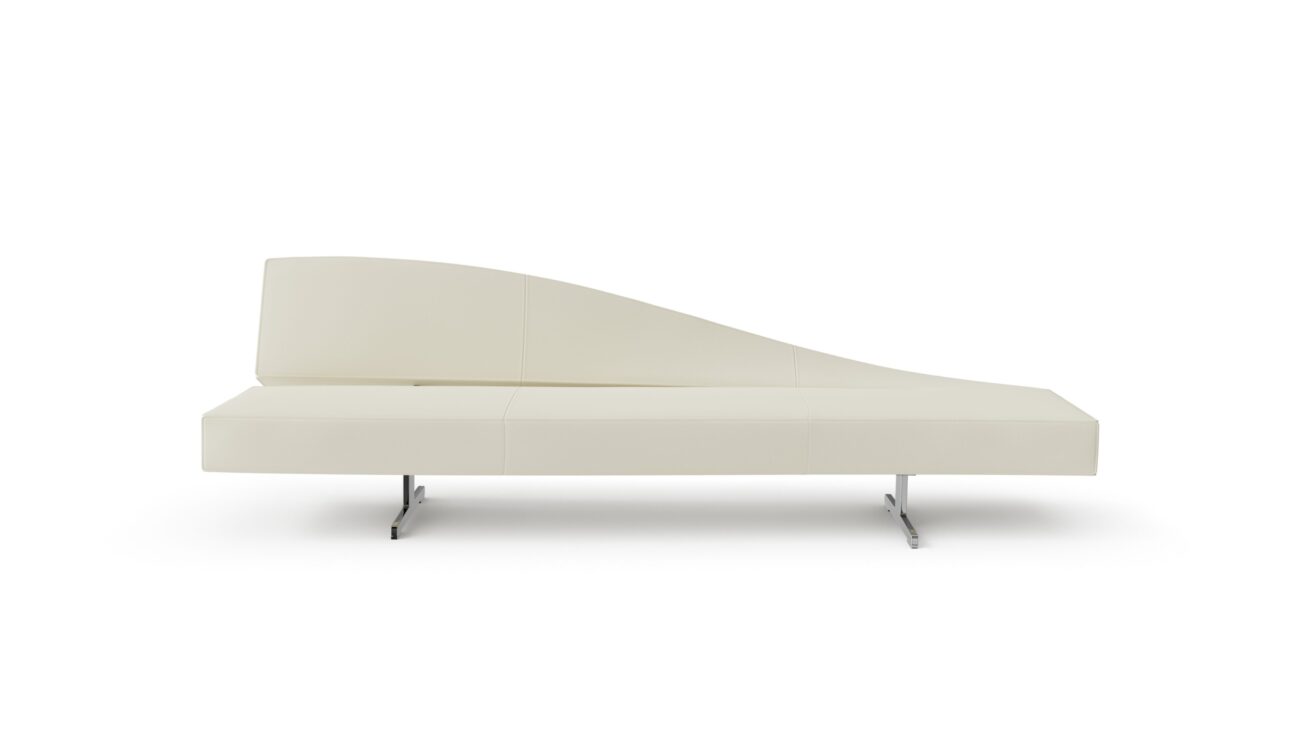 Aspen Sofa: Long - Left Hand Reproduction by Archetype Forms - Jean-Marie Massaud Design - Front View