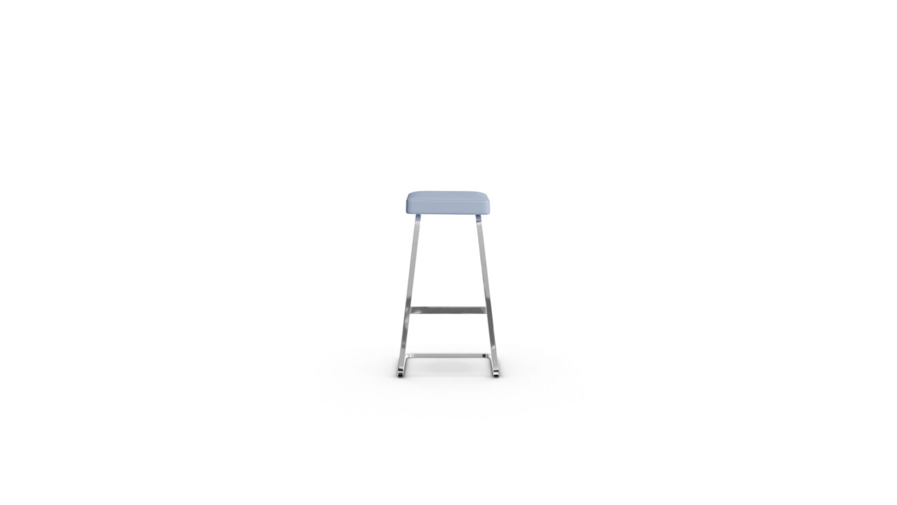 Four Seasons Barstool Reproduction by Archetype Forms - Mies van der Rohe & Phillip Johnson - Front View