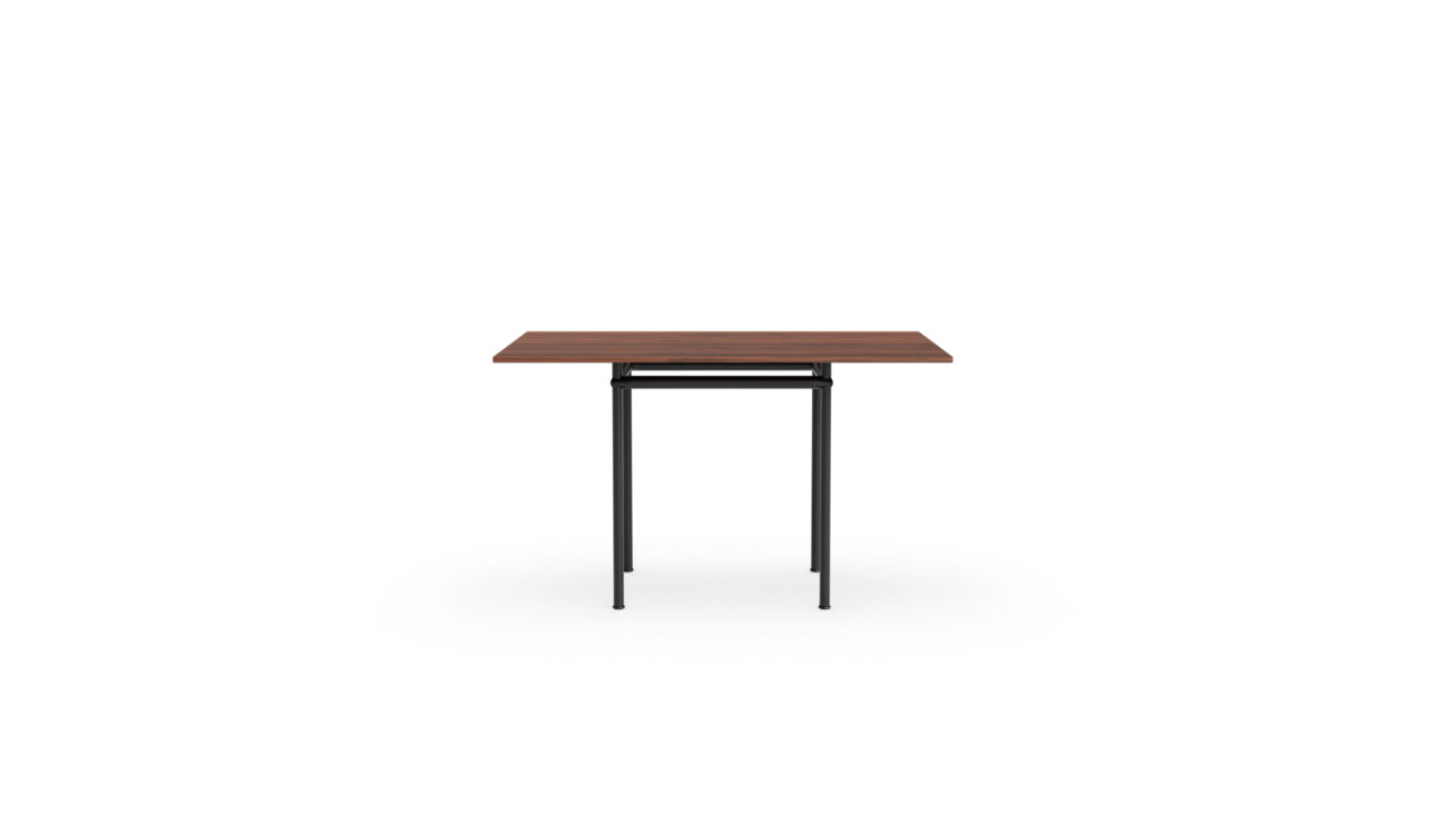 LC12 Table La Roche Dining Table Wood Top Medium 120x80 1925 Reproduction by Archetype Forms - Le Corbusier - Front View