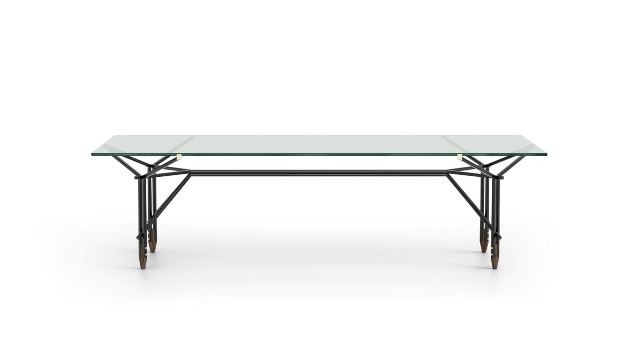 Olimpino Table 1955 Reproduction by Archetype Forms - Ico Parisi - Front View