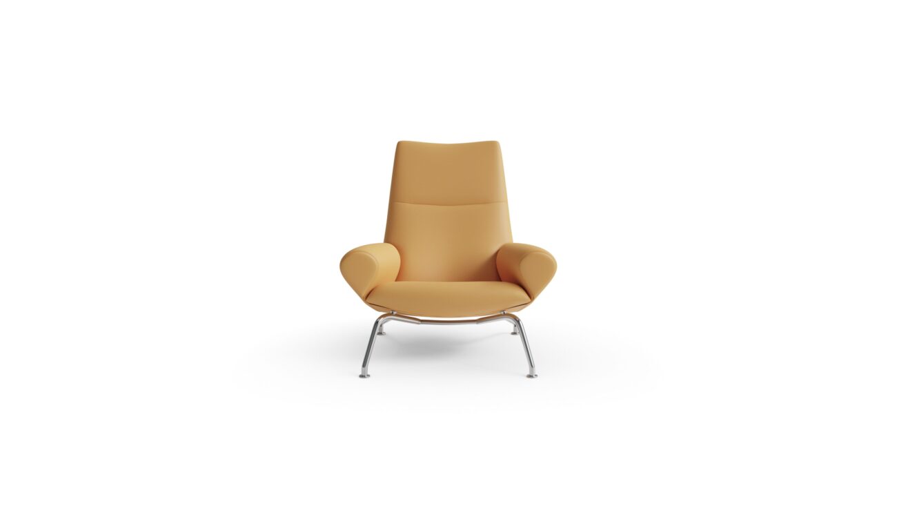 Queen Chair 1010 Reproduction by Archetype Forms - Hans Wegner - Front View