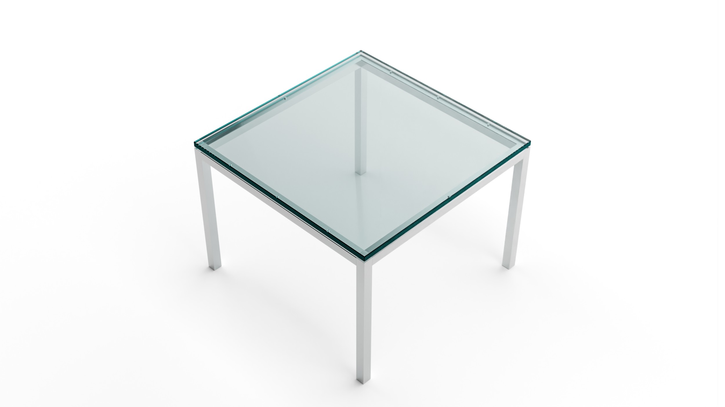 2510T Square Coffee Table 23x23 Reproduction by Archetype Forms - Florence Knoll - Closeup View