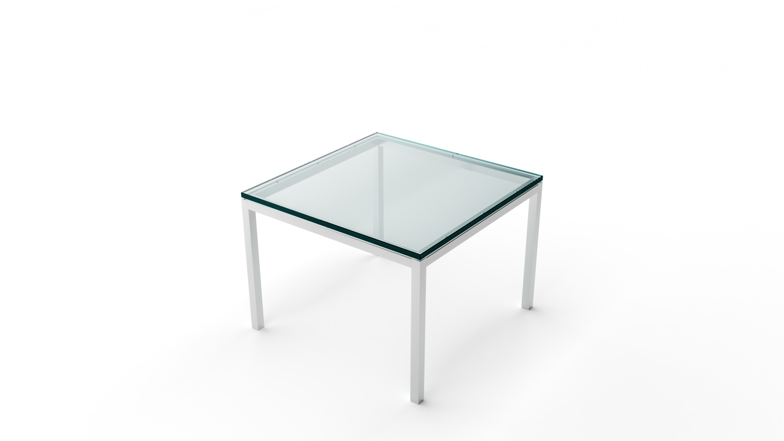 2510T Square Coffee Table 23x23 Reproduction by Archetype Forms - Florence Knoll - Front Angle-2 View