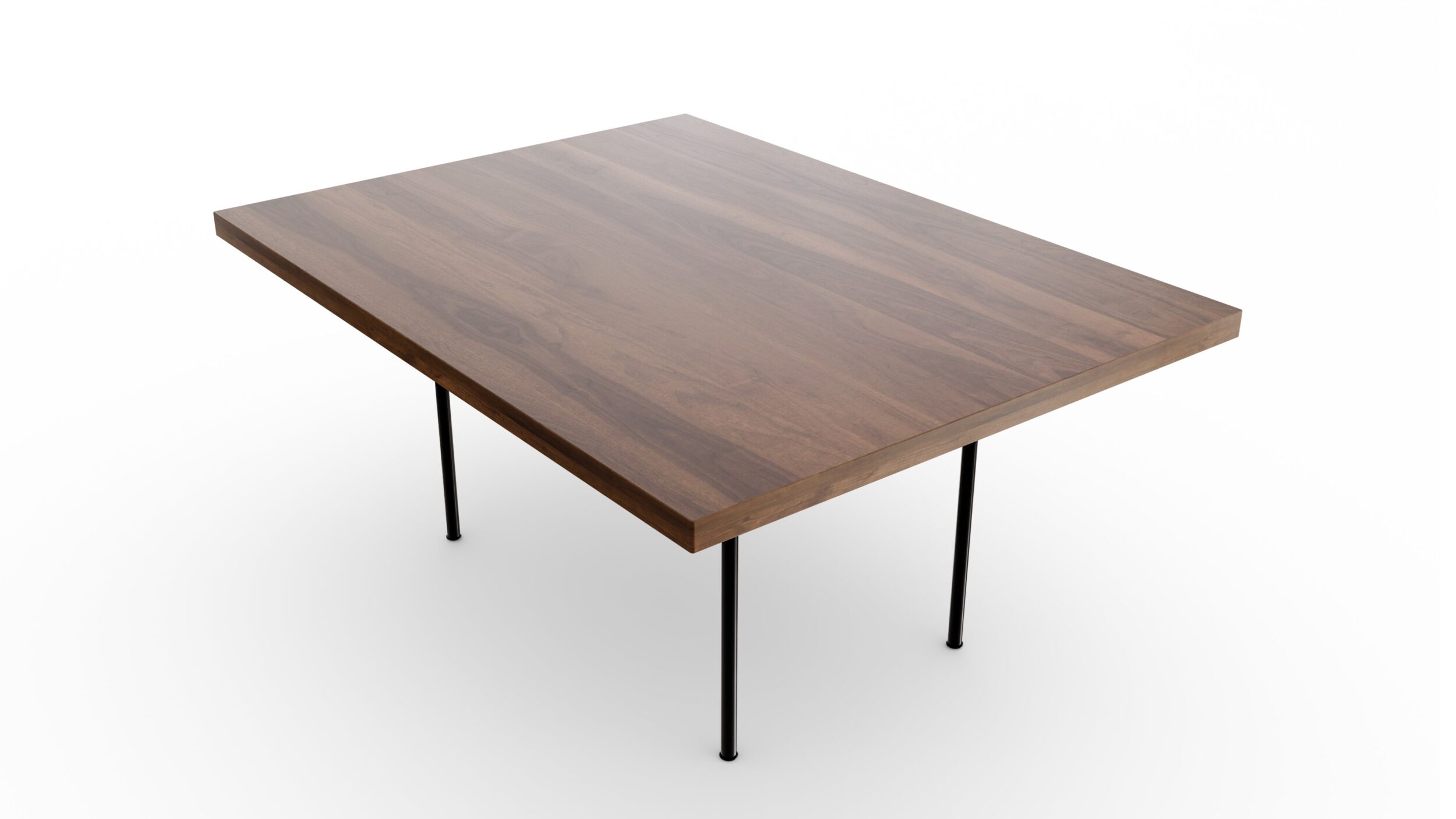 LC12 Table La Roche Dining Table Wood Top Large 160x120 1925 Reproduction by Archetype Forms - Le Corbusier - Closeup View