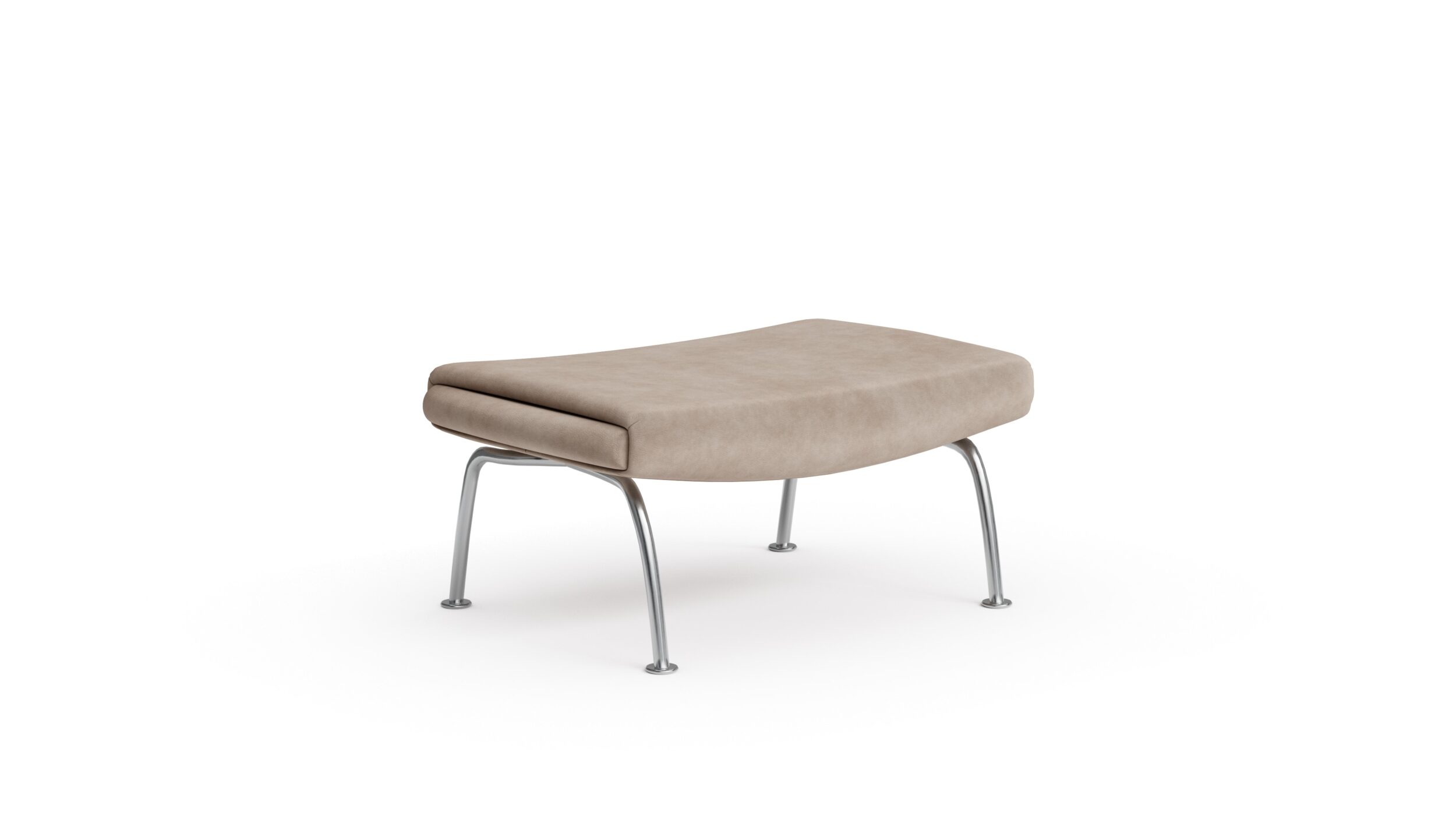 1002 Ox Ottoman & Queen Ottoman Reproduction by Archetype Forms - Hans Wegner - Desktop Hero, Suede