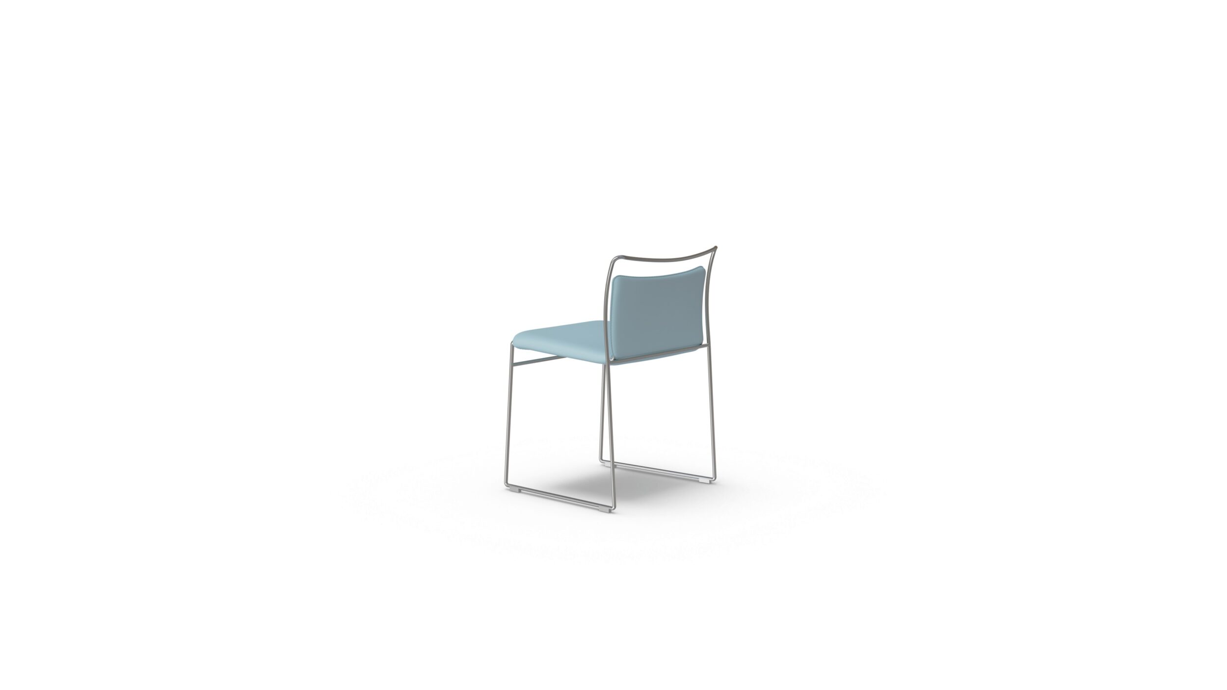 Tulu Dining Chair Stackable 1968 Reproduction by Archetype Forms - Kazuhide Takahama - Back-Angle View