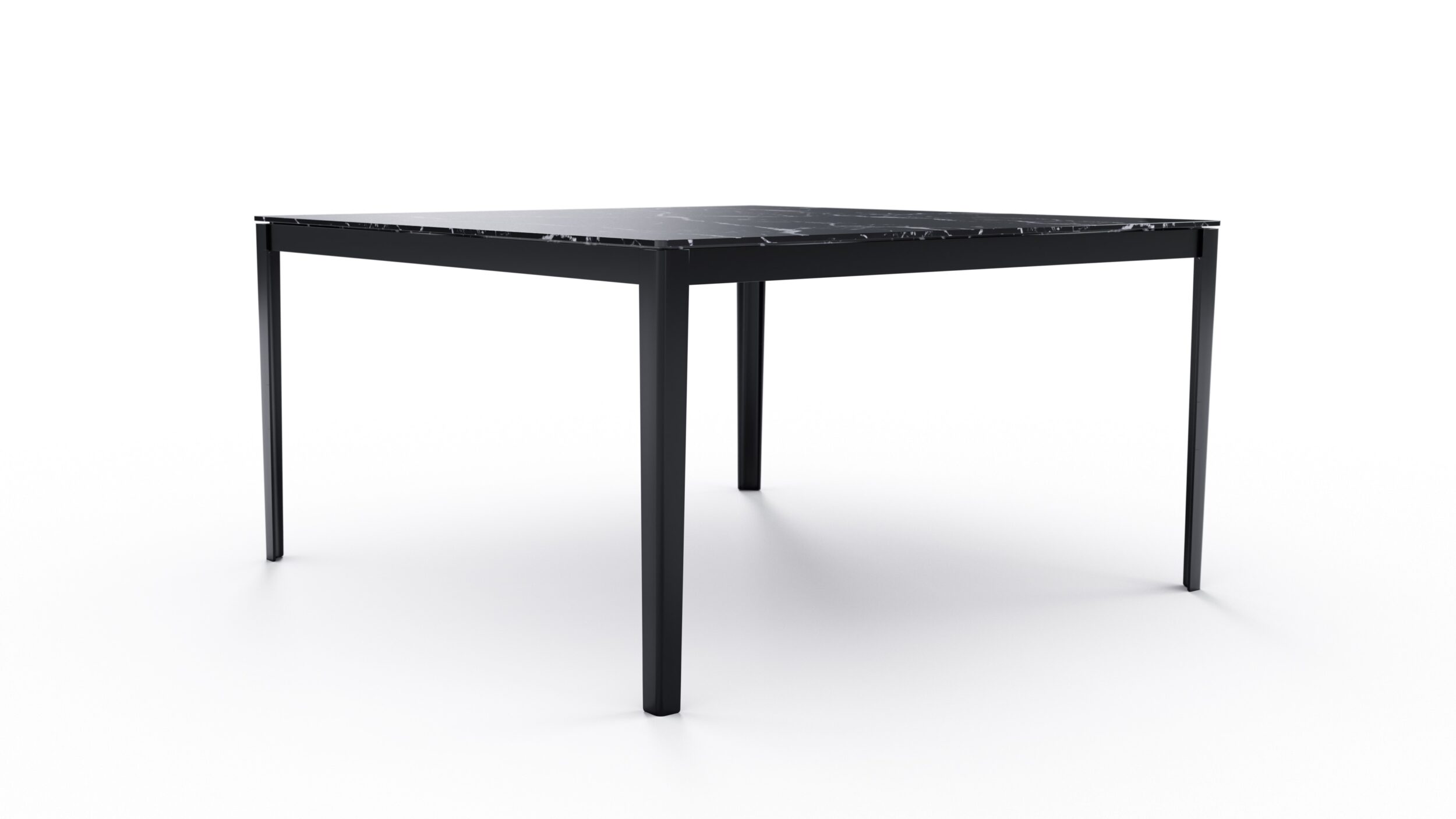 Closeup view 2 of the Cotone Dining Table Square 140x140x74cm designed by Ronan and Erwan Bouroullec, available online in Canada. Made by Archetype Forms.