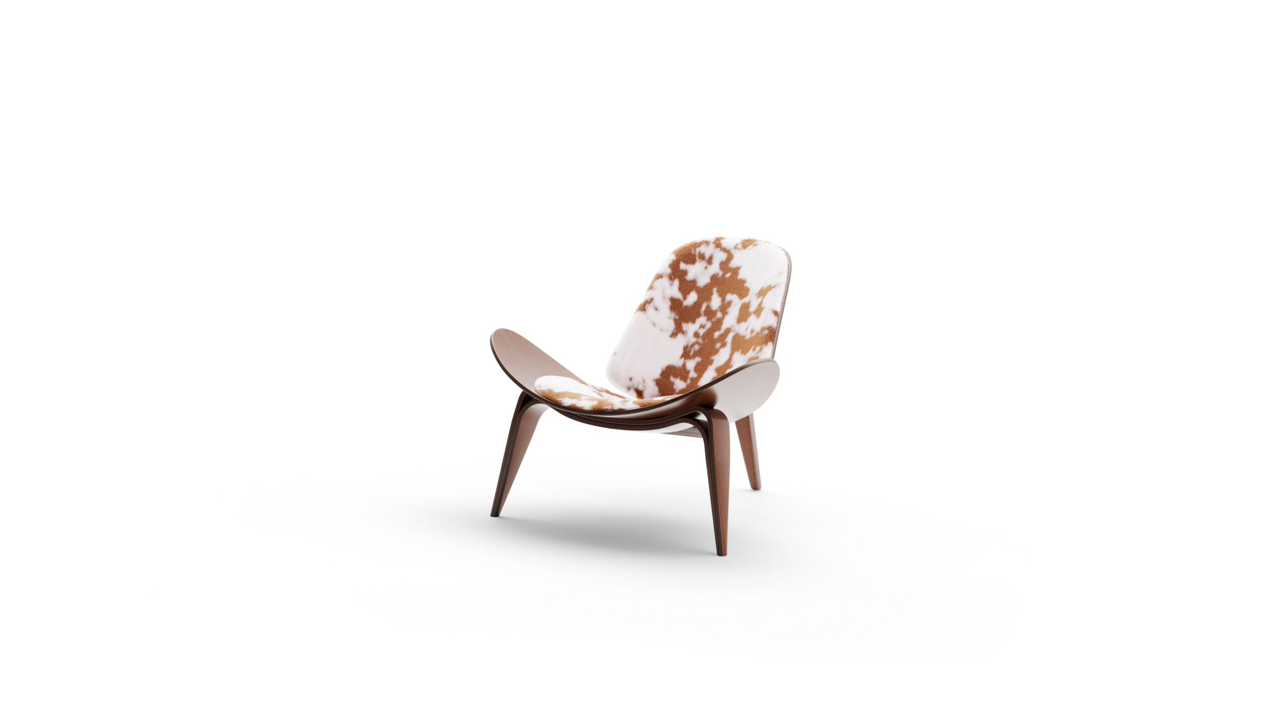 Shell Chair CH07 Reproduction by Archetype Forms - Hans Wegner - Front-Angle View