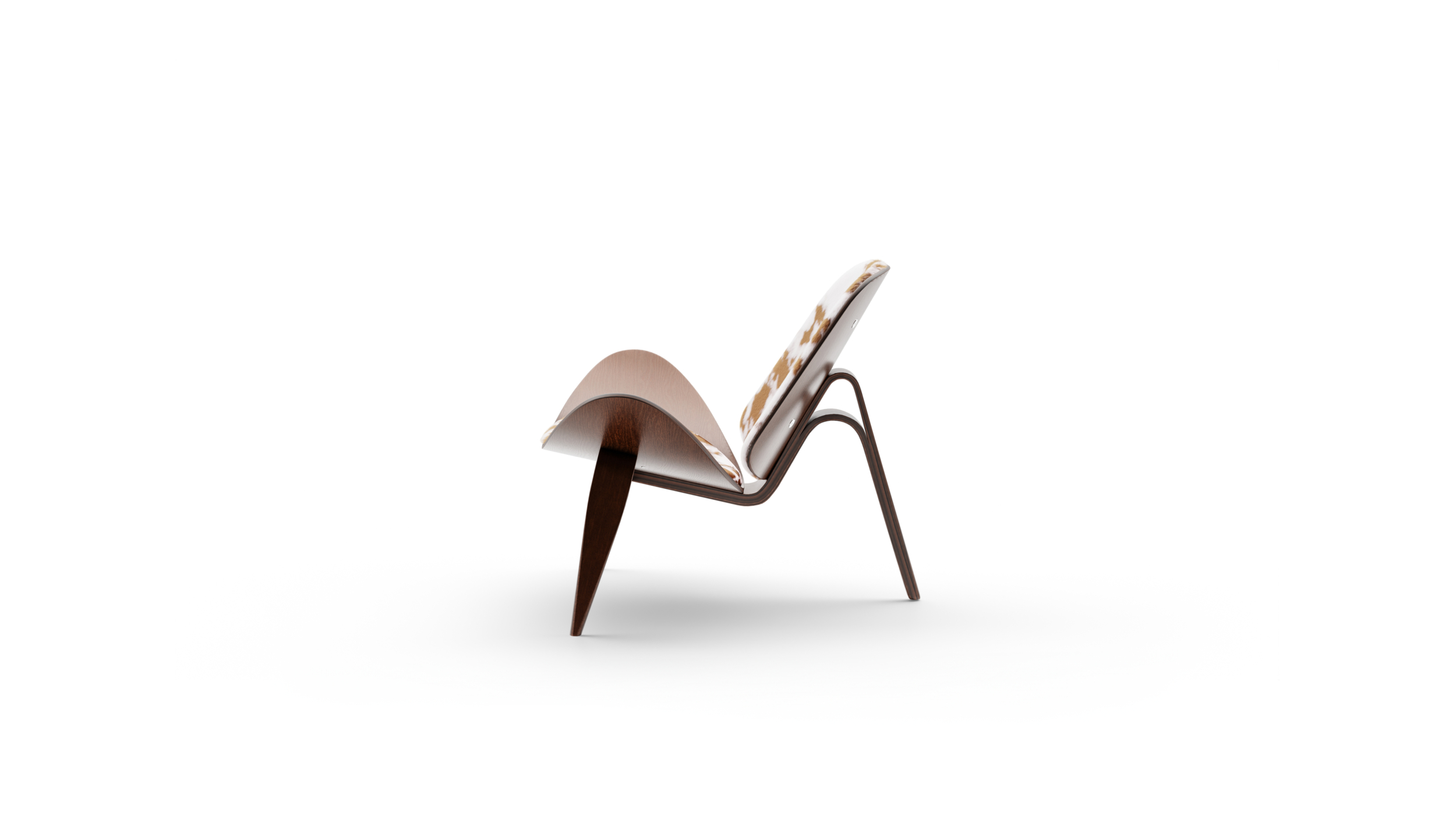 Shell Chair CH07 Reproduction by Archetype Forms - Hans Wegner - Side-View