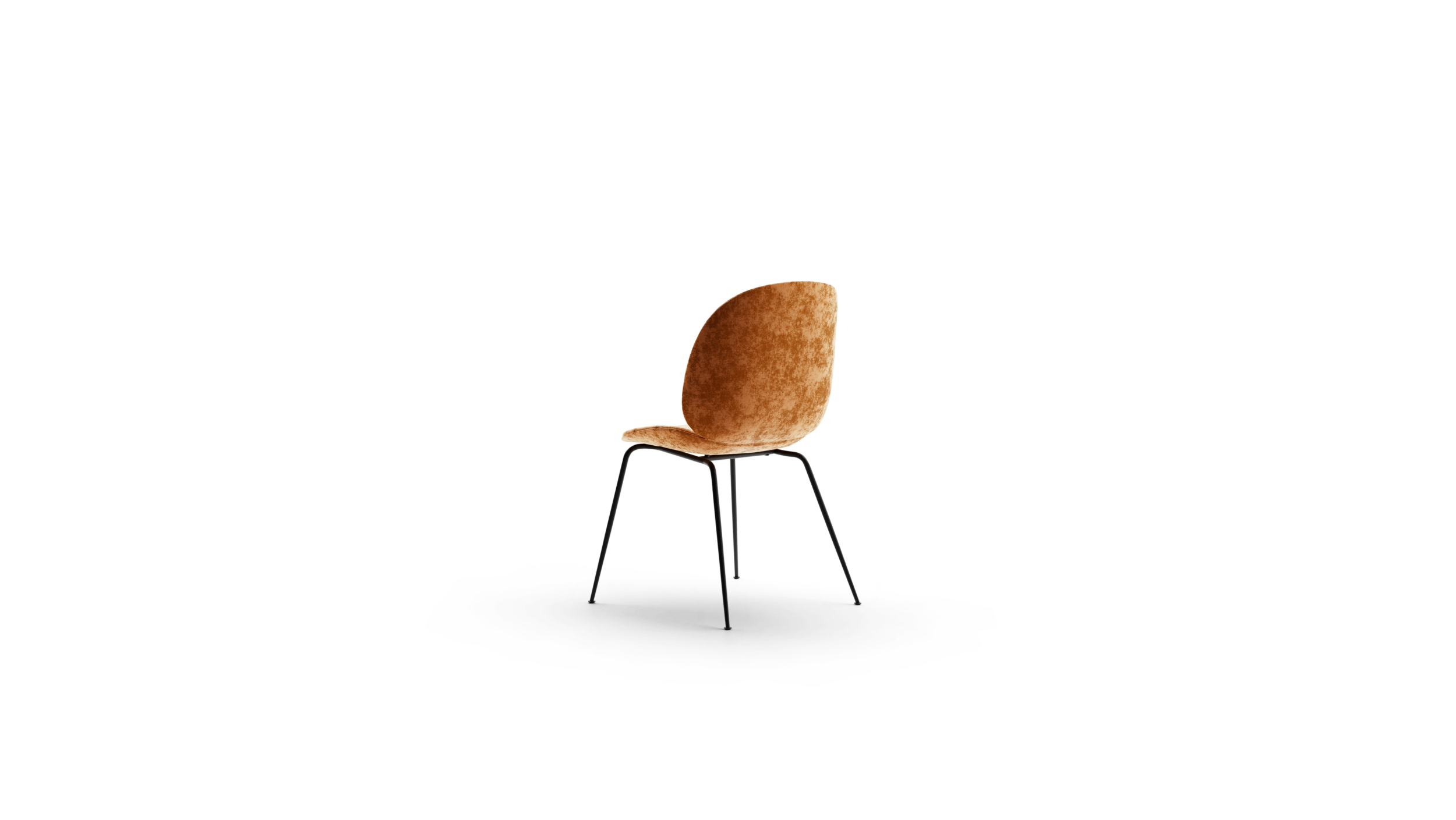 Gubi Beetle Dining Chair Reproduction by Archetype Forms - Stine Gam & Enrico Fratesi - Back-Angle View