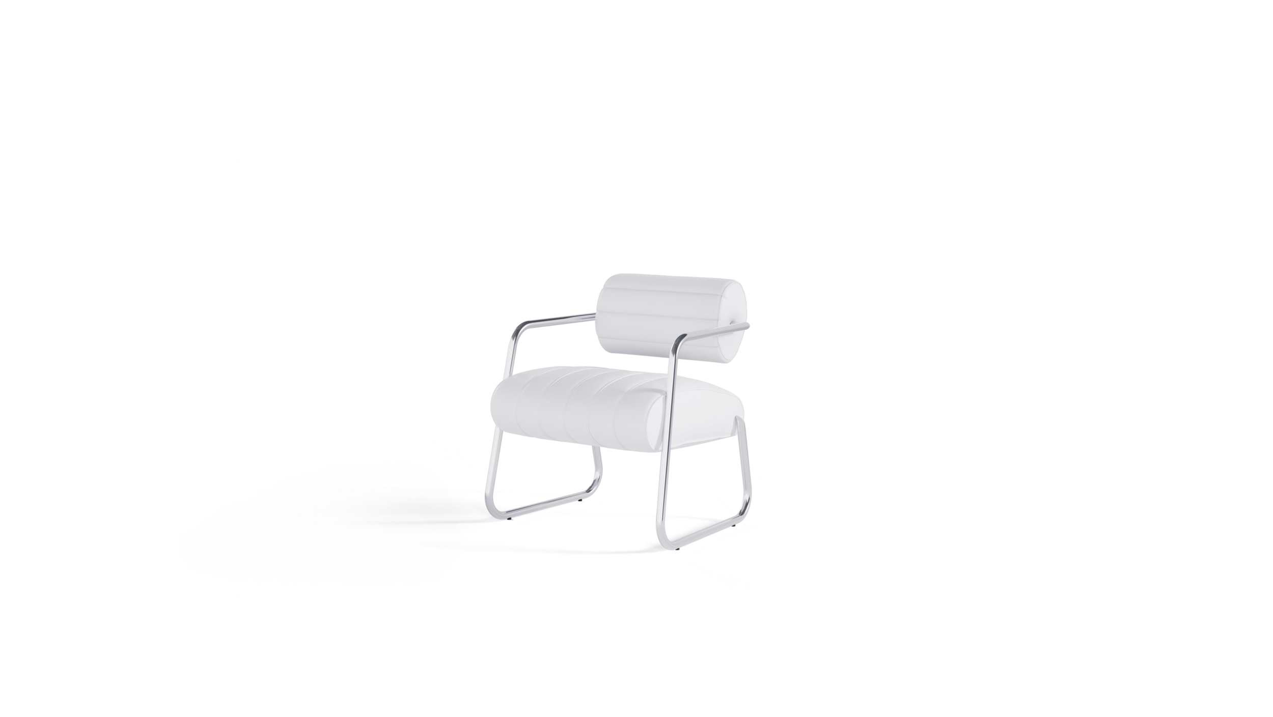 Bonaparte Armchair 1938 Reproduction by Archetype Forms - Eileen Gray - Front-Angle View