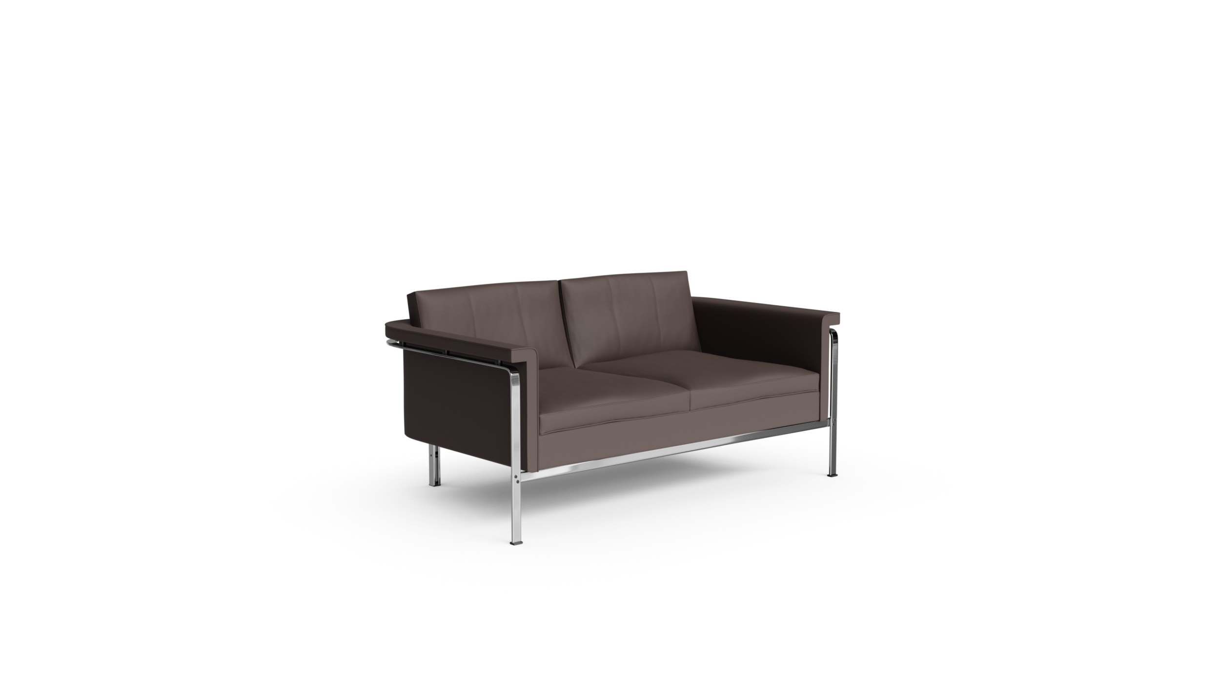 Model 6912 Brüning Sofa: 2-Seat for Kill International Reproduction by Archetype Forms - Horst Brüning - Front Angle-2 View