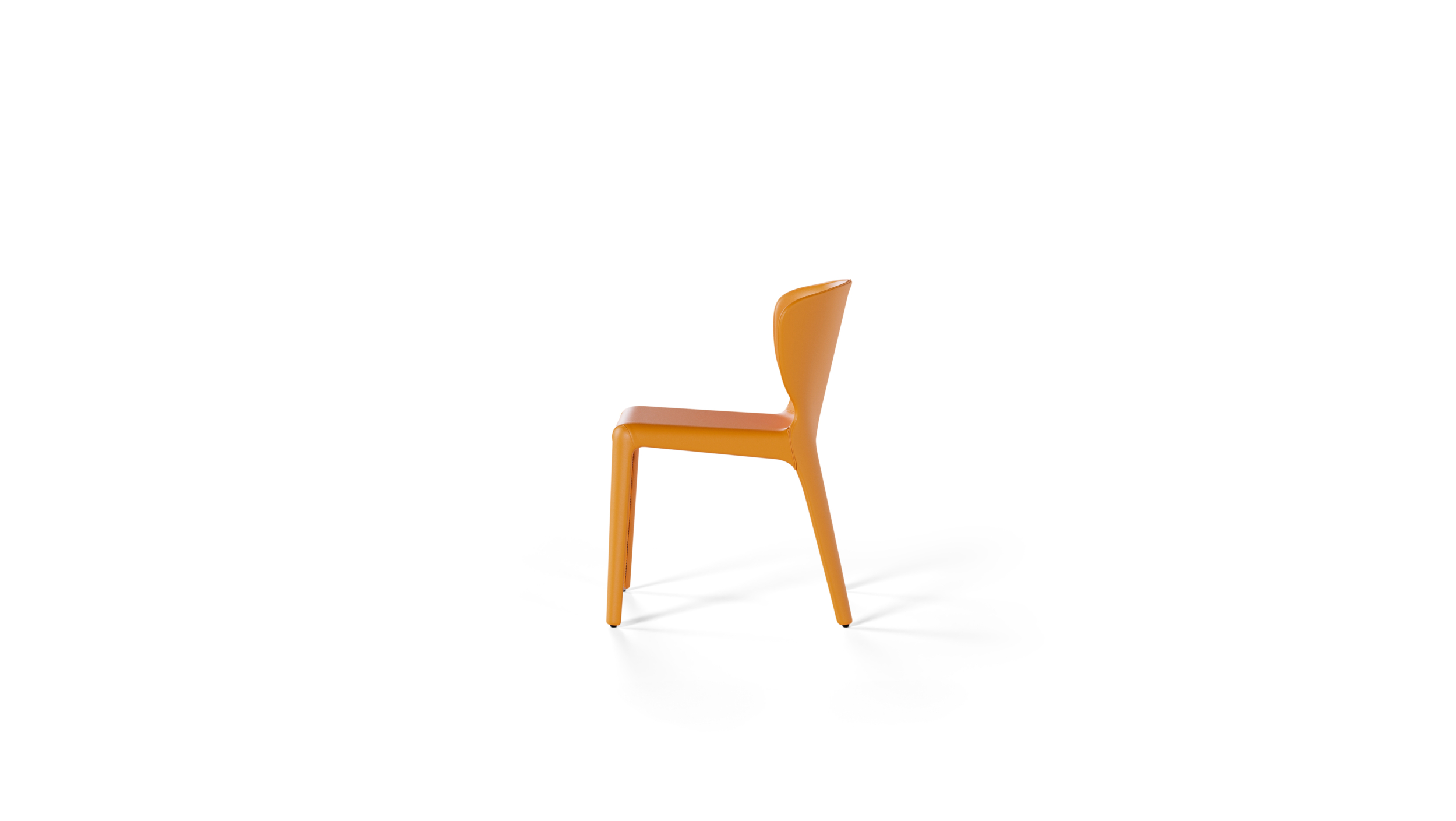 Hola 369 Chair Side View by Hannes Wettstein, designed by Hannes Wettstein, made by Archetype Forms, available online in Canada - Side View