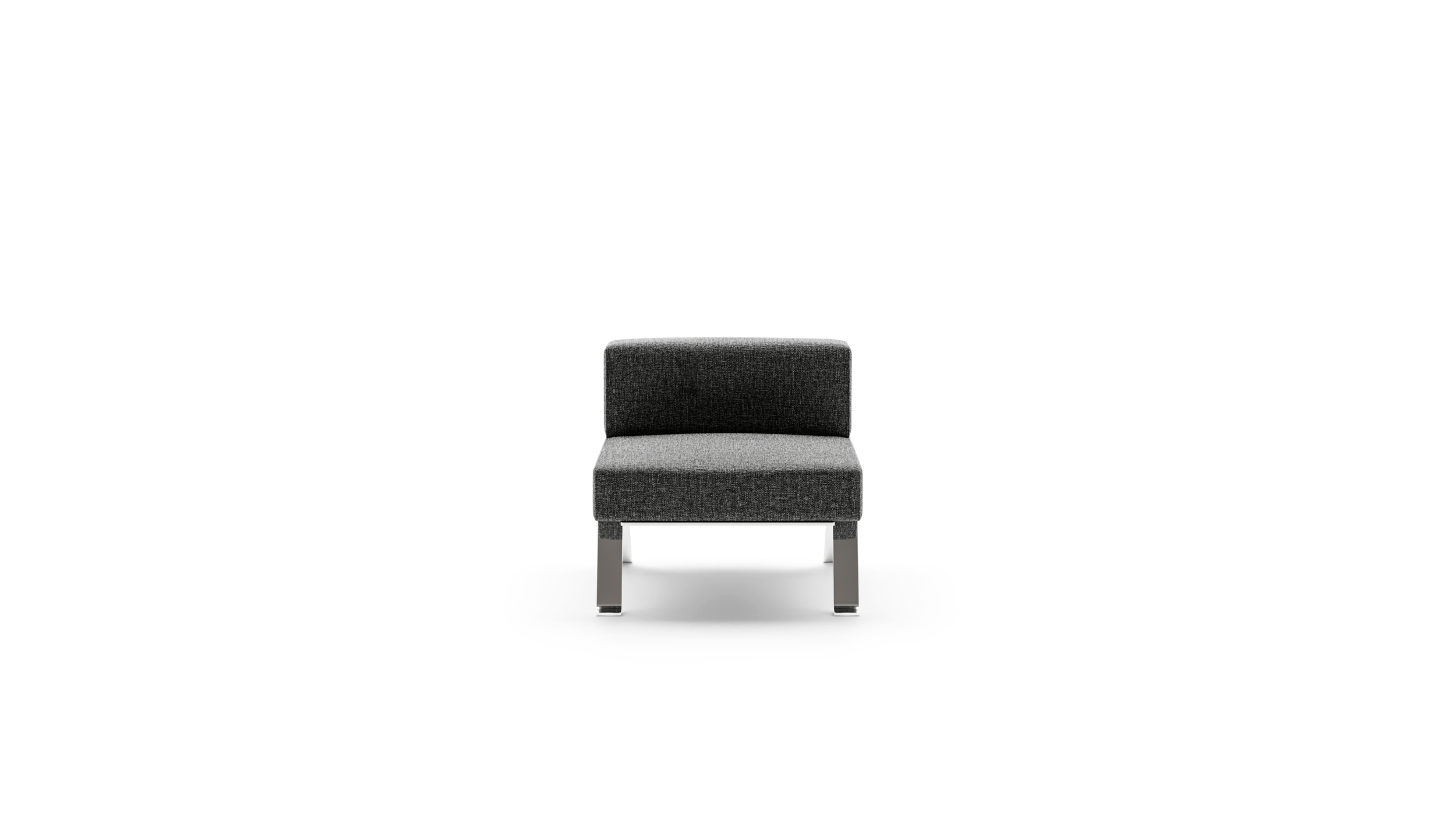 Ombra Armchair Reproduction by Archetype Forms - Charlotte Perriand - Front View