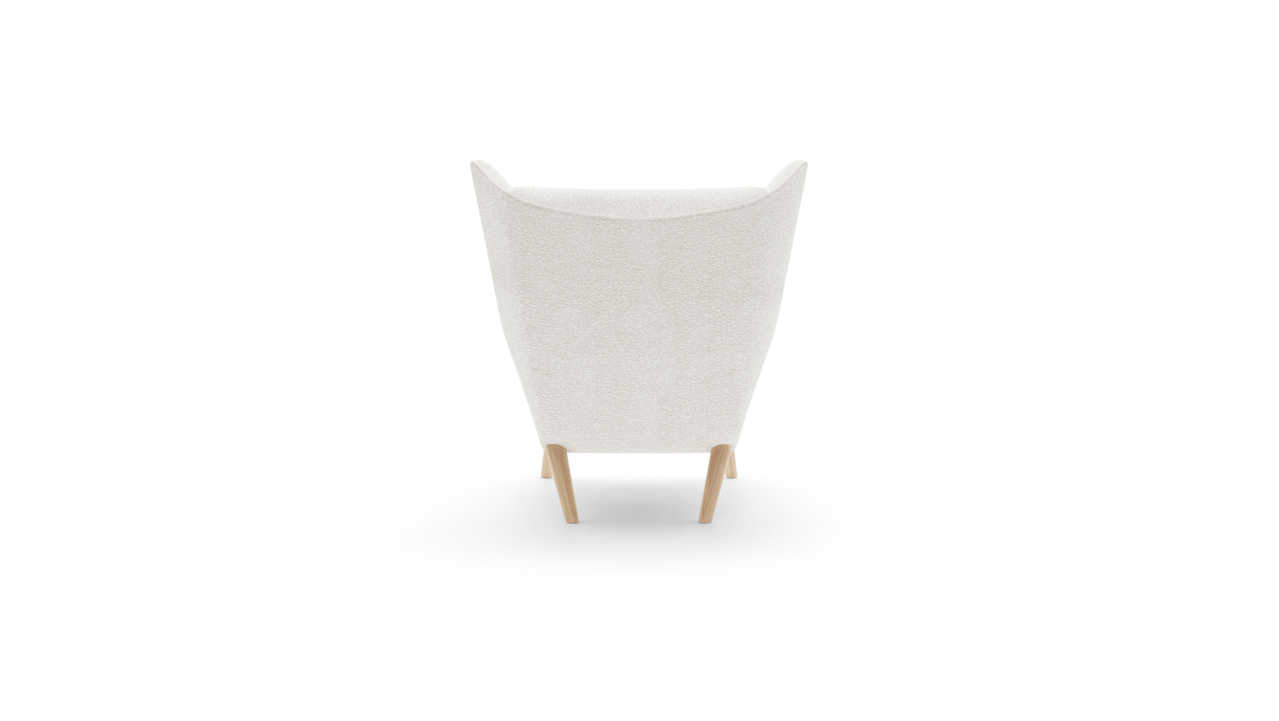 Papa Bear Chair PP120 Reproduction by Archetype Forms - Hans Wegner - Back View