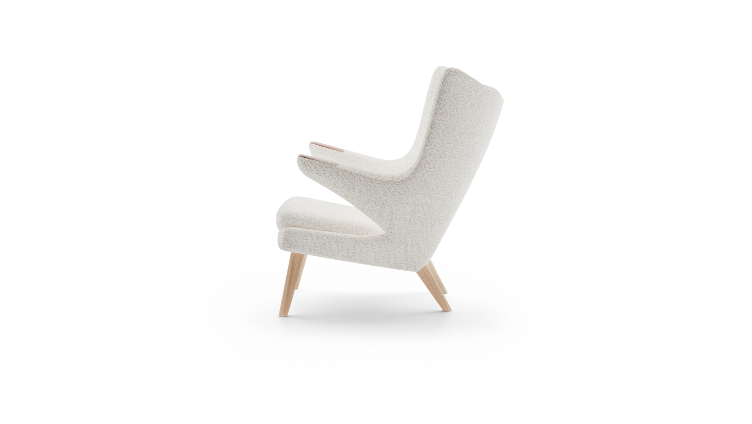 Papa Bear Chair PP120 Reproduction by Archetype Forms - Hans Wegner - Side-View