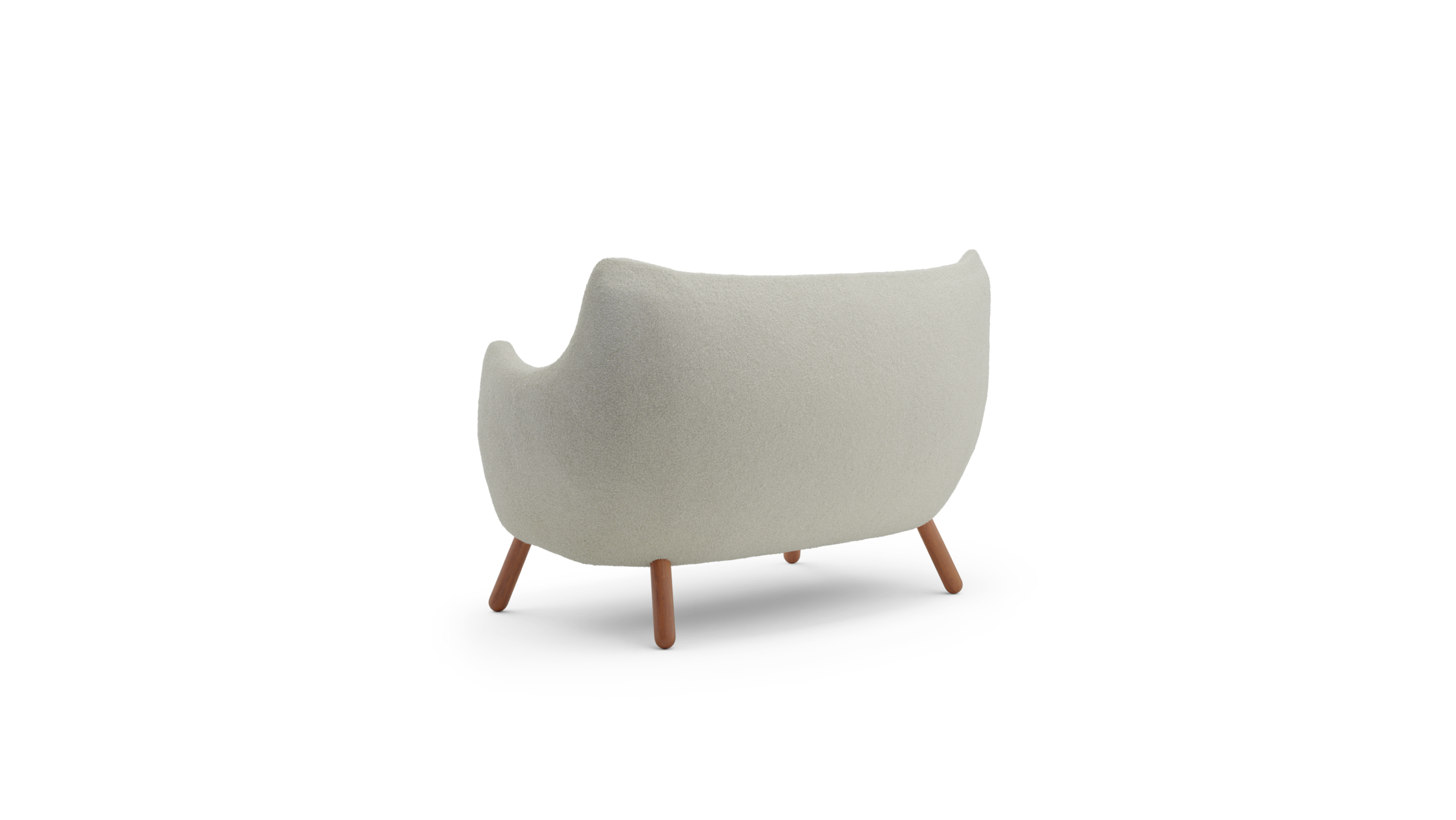 Poet Sofa House of Finn Juhl Reproduction by Archetype Forms - Finn Juhl - Back-Angle View