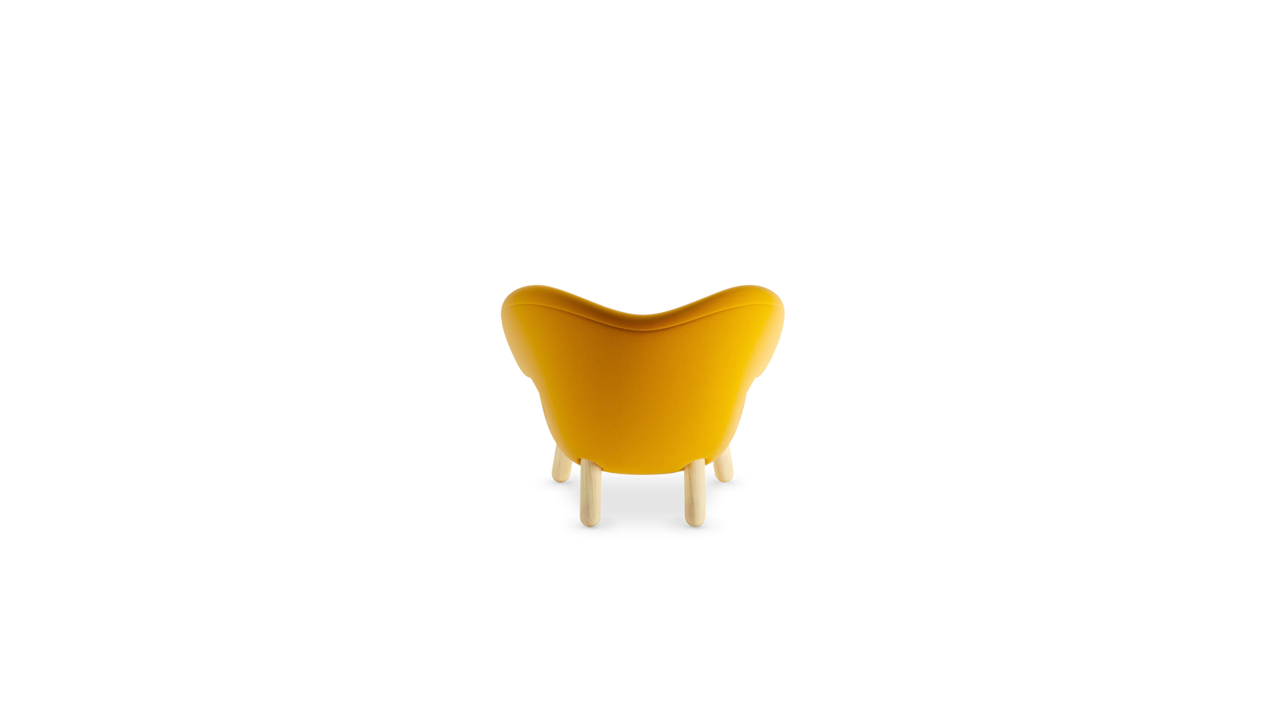 The Pelican Chair House of Finn Juhl Reproduction by Archetype Forms - Finn Juhl - Back View