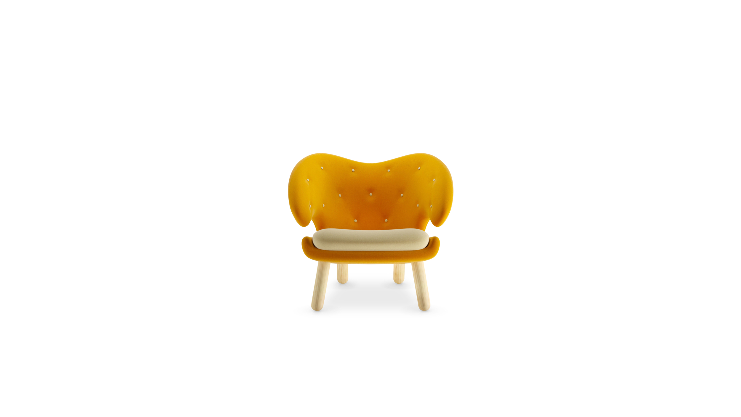 The Pelican Chair House of Finn Juhl Reproduction by Archetype Forms - Finn Juhl - Front View