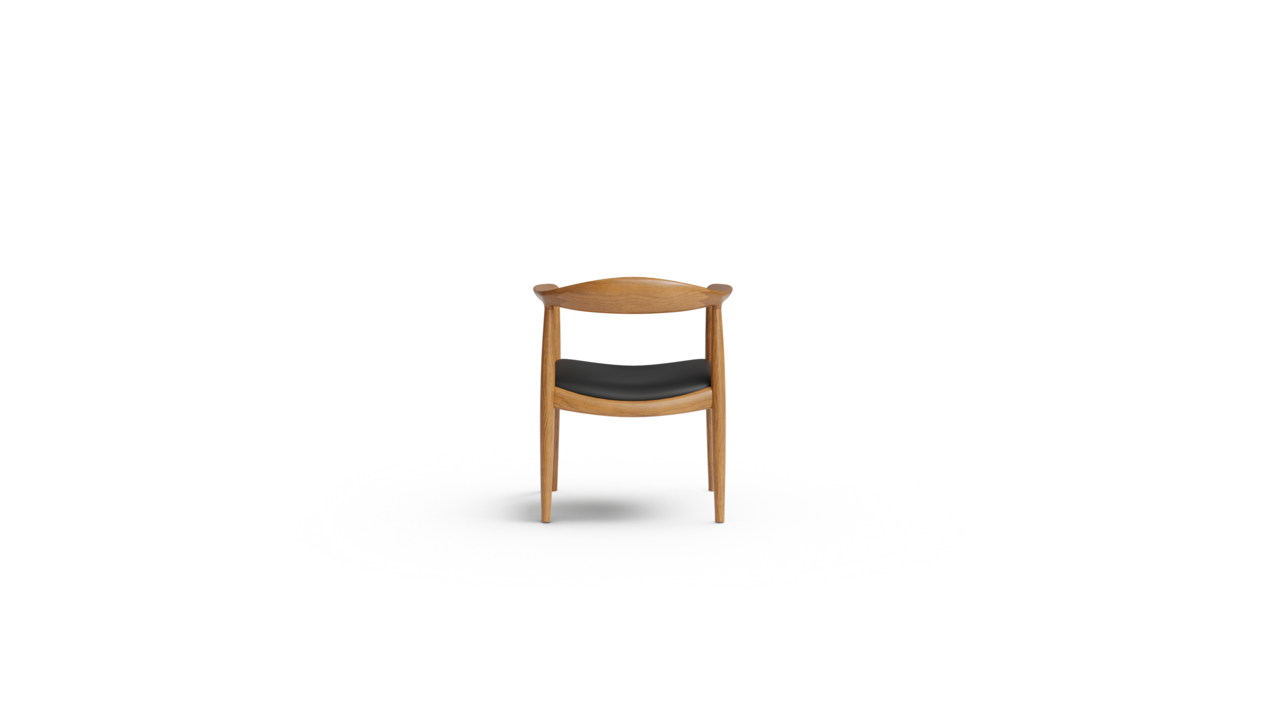 The Round Chair The Round Chair PP503 The Chair Reproduction by Archetype Forms - Hans Wegner - Back View