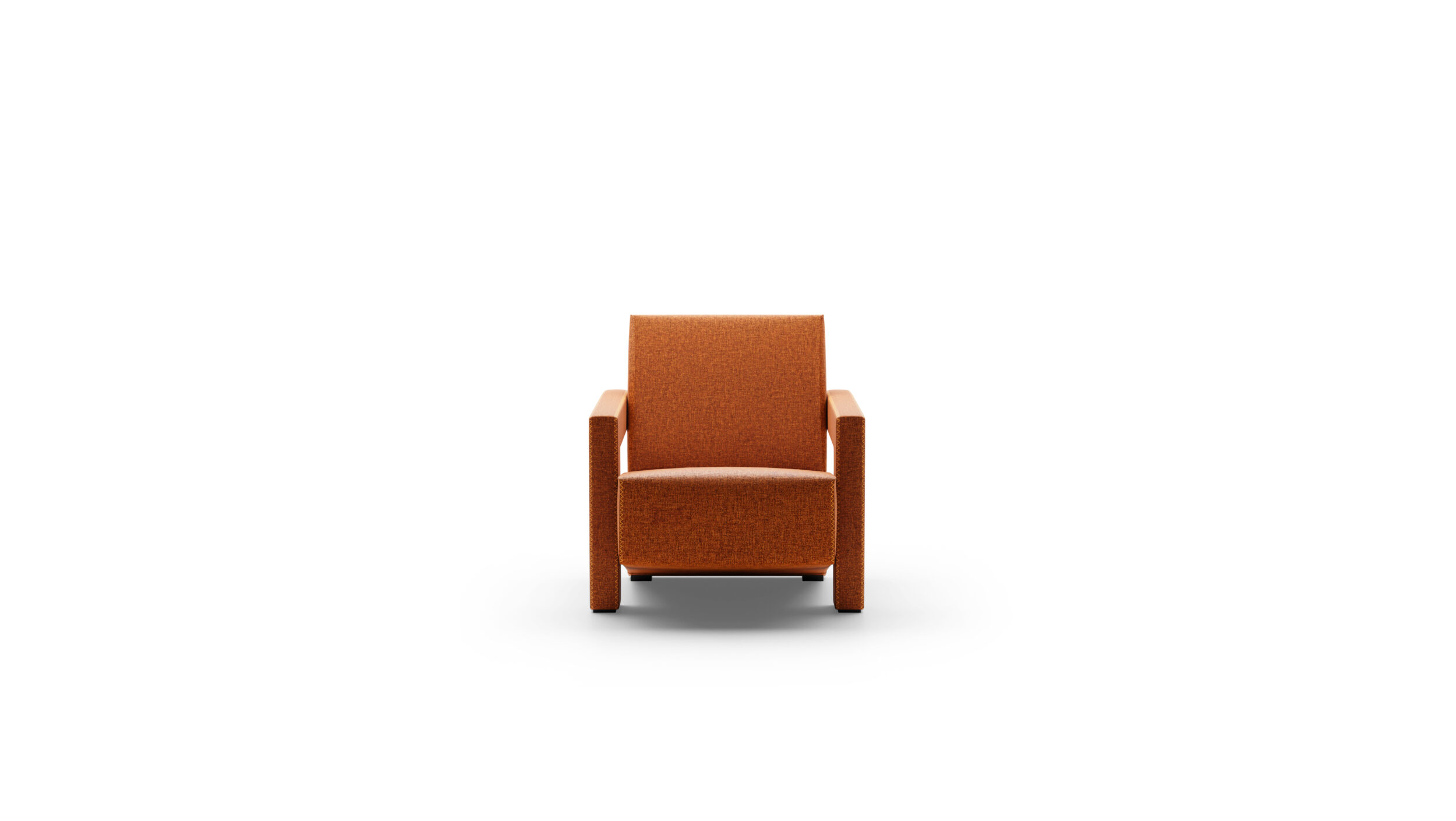 Utrecht XL Armchair 637-XL Reproduction by Archetype Forms - Gerrit Thomas Rietveld - Front View