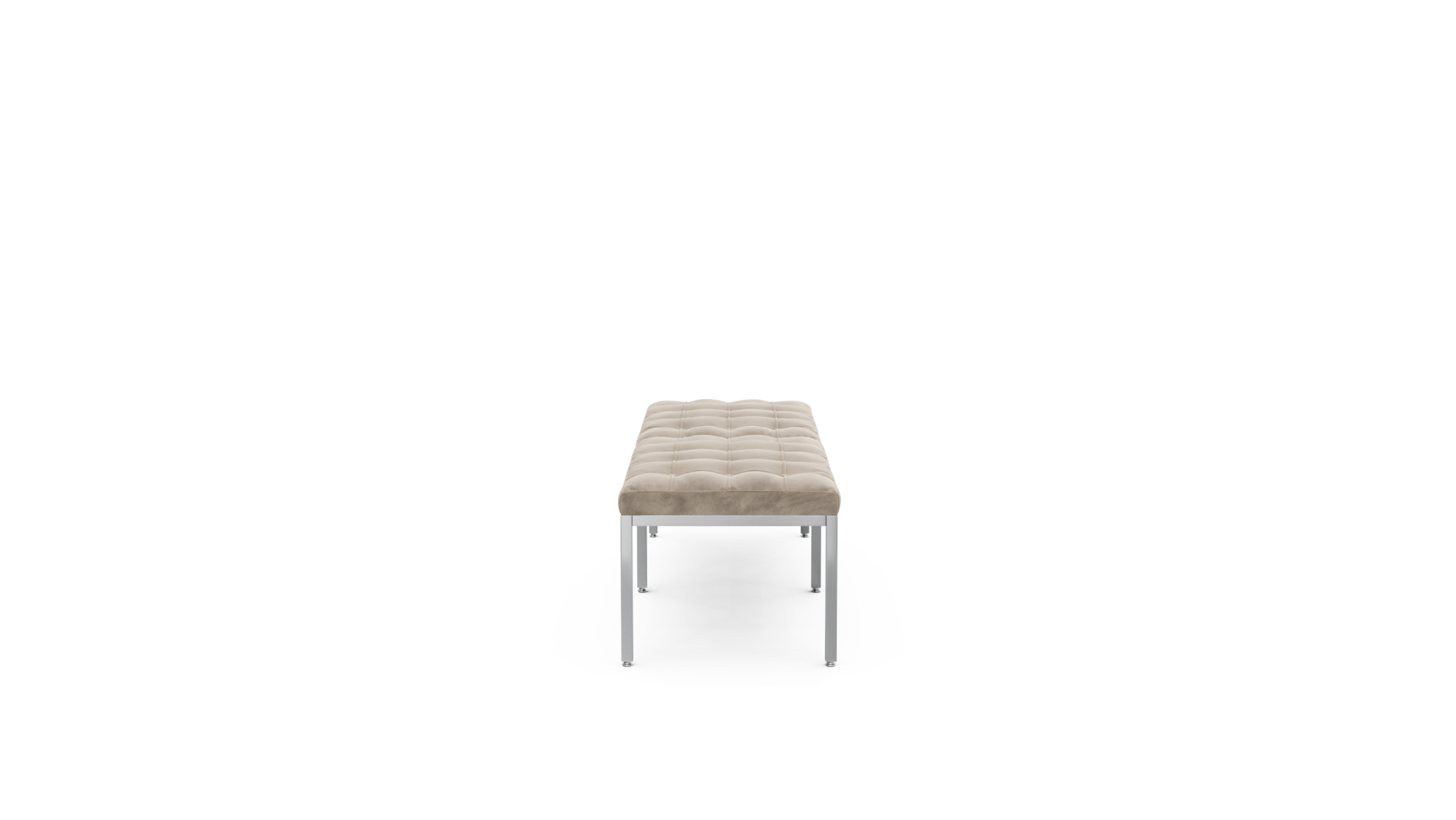 Three-Seater Bench 2530Y3C Reproduction by Archetype Forms - Florence Knoll - Side-View