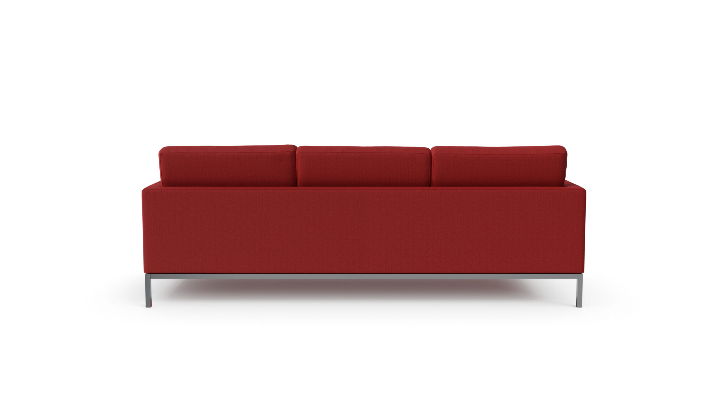 1206S3 Relaxed Three Seat Sofa Reproduction by Archetype Forms - Florence Knoll - Back View