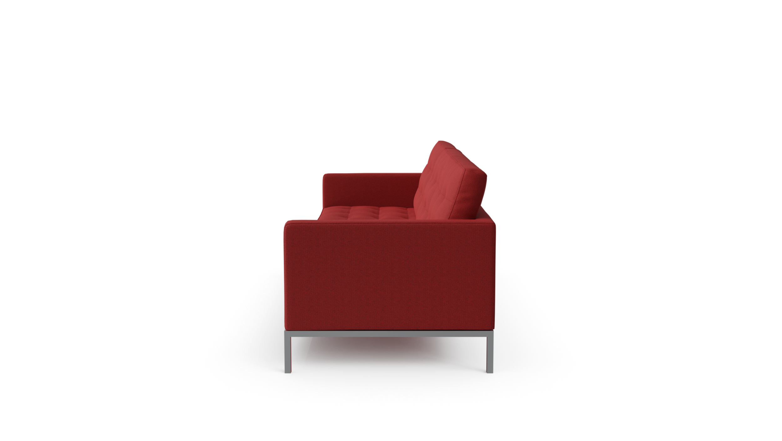 1206S3 Relaxed Three Seat Sofa Reproduction by Archetype Forms - Florence Knoll - Side-View