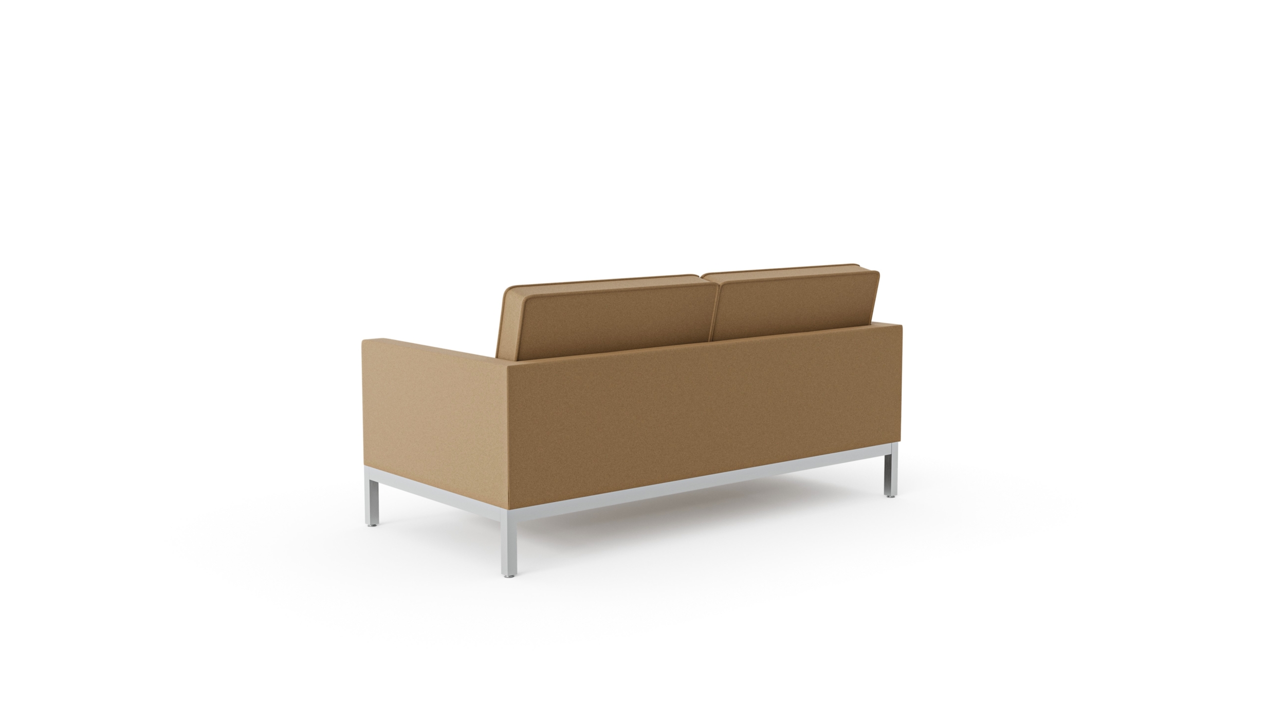 1205S2 Settee Loveseat Reproduction by Archetype Forms - Florence Knoll - Back-Angle View