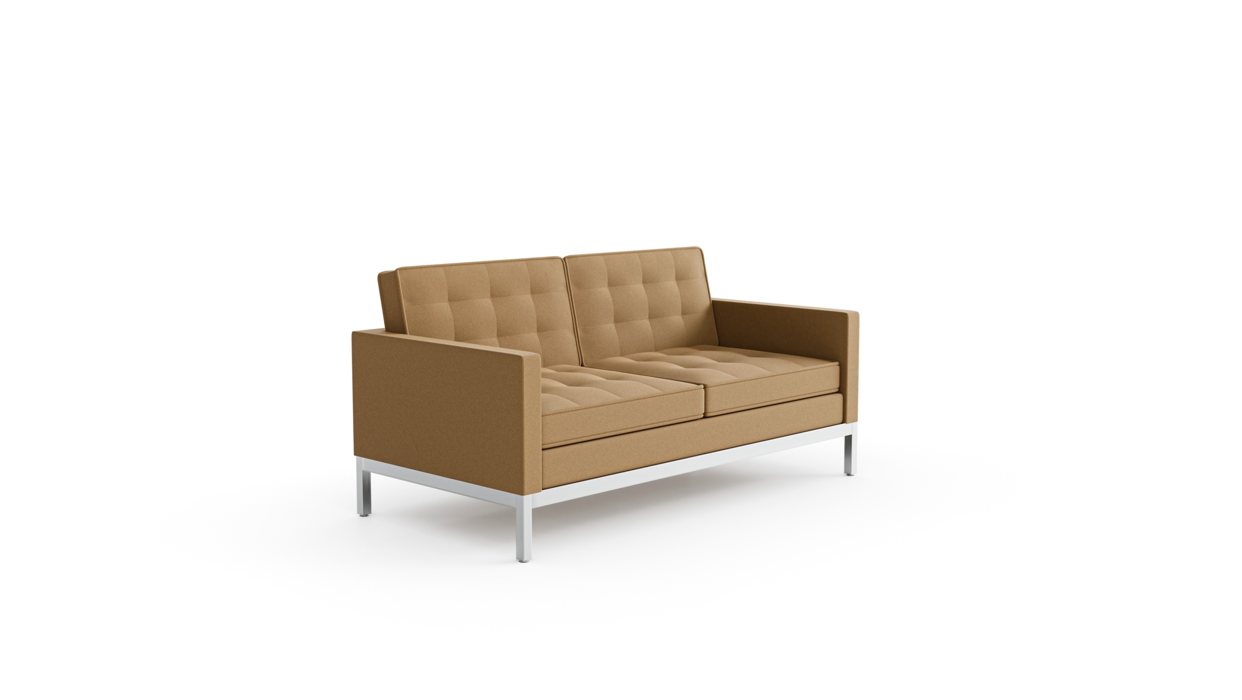 1205S2 Settee Loveseat Reproduction by Archetype Forms - Florence Knoll - Front Angle-2 View