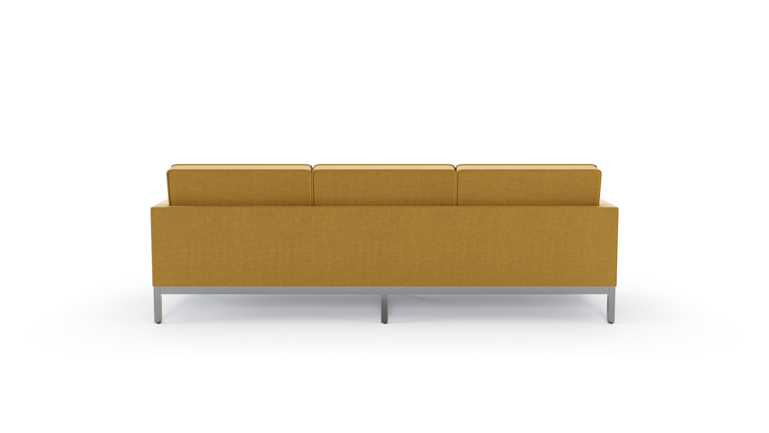 1205S3 Three Seat Sofa Reproduction by Archetype Forms - Florence Knoll - Back View