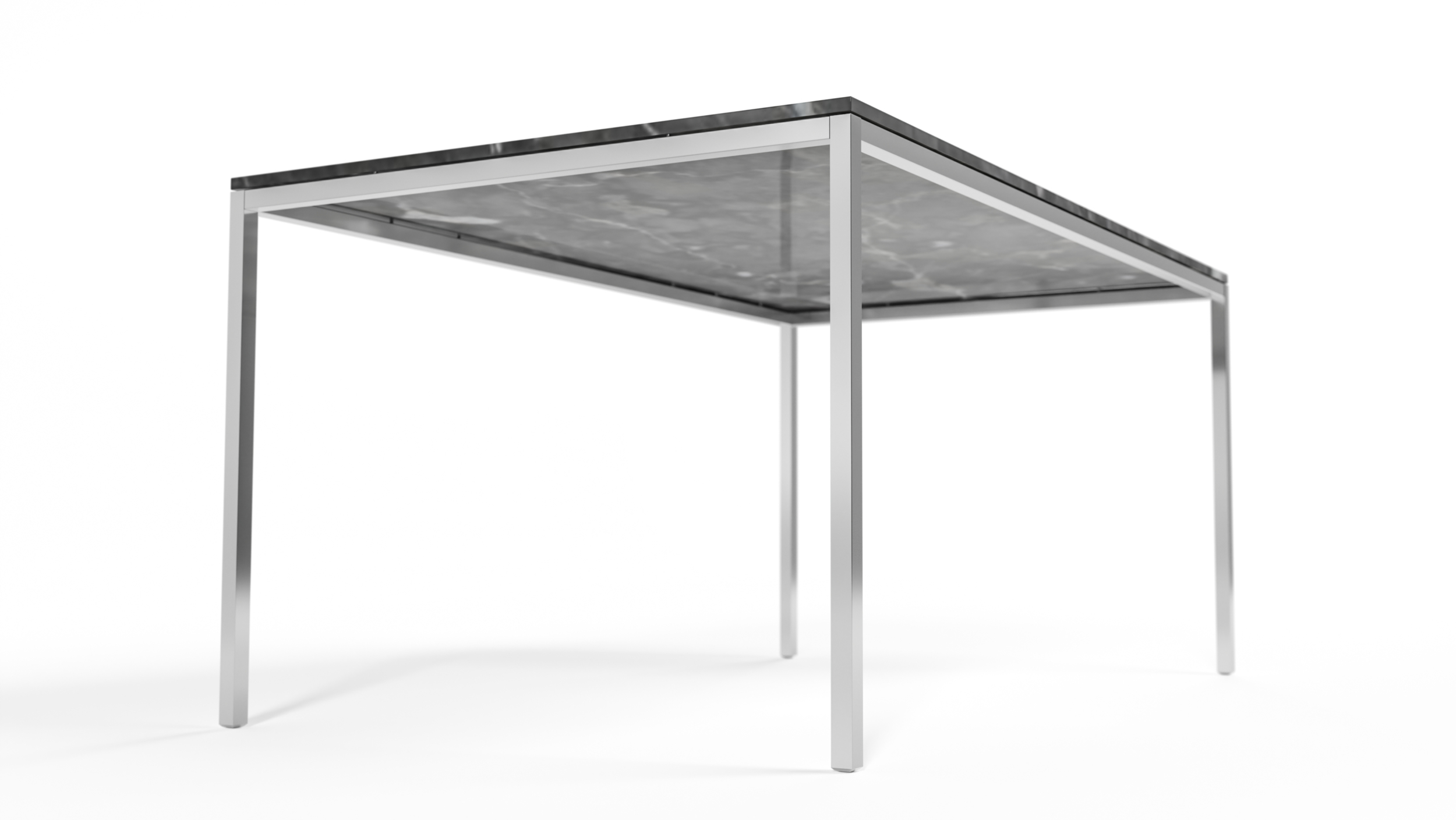 2522T Rectangular Table Dining Table 60x36 Reproduction by Archetype Forms - Florence Knoll - Closeup View