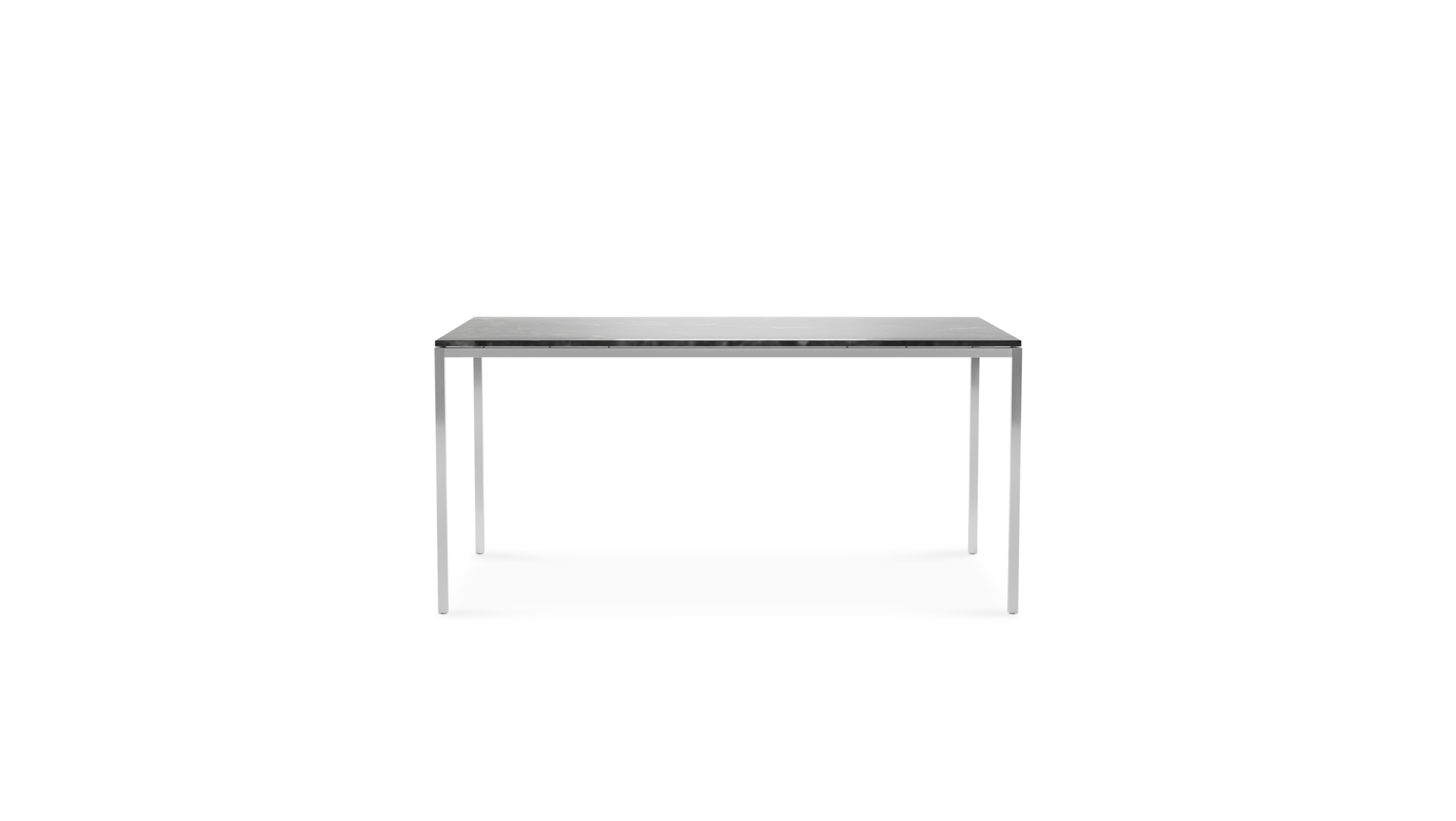 2522T Rectangular Table Dining Table 60x36 Reproduction by Archetype Forms - Florence Knoll - Front View