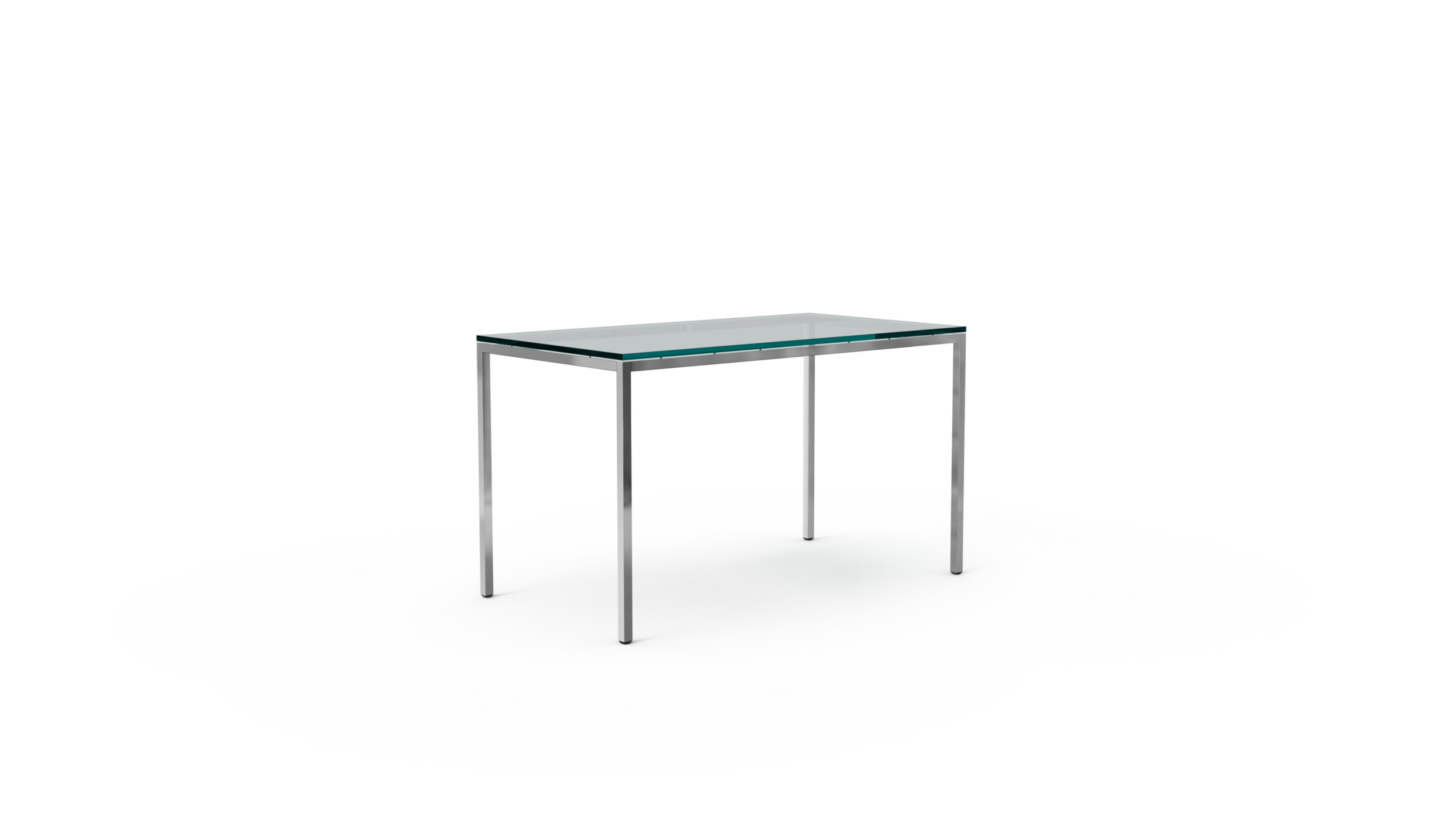 2521T Mini Desk 48x26 Reproduction by Archetype Forms - Florence Knoll - Back-Angle View