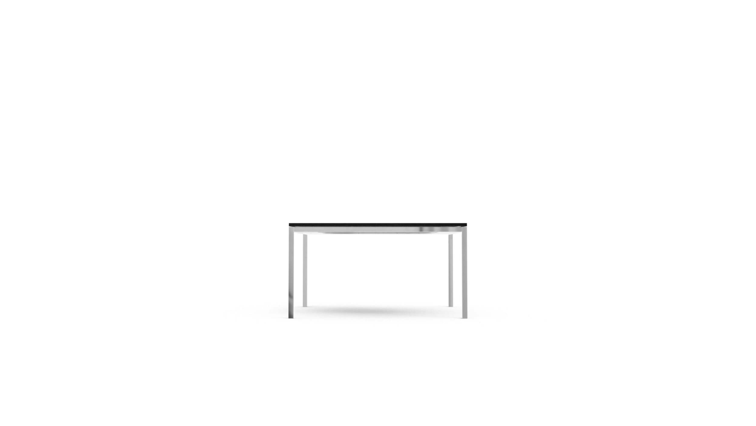 2517T End Table 35x35 Square Reproduction by Archetype Forms - Florence Knoll - Front View