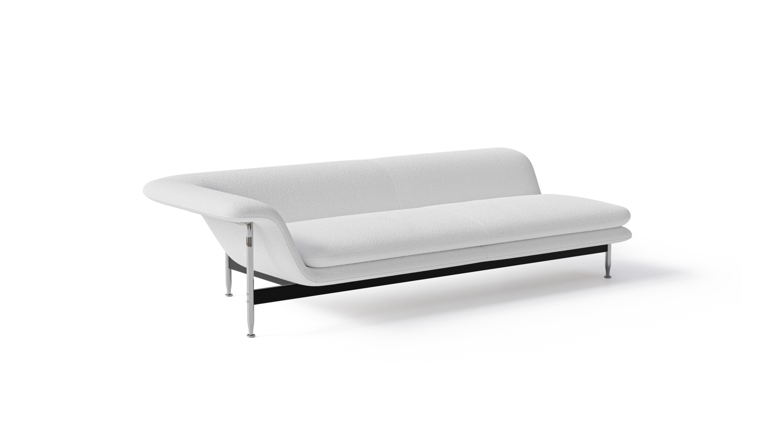 Esosoft LH Chaise Lounge 580 B1 01 Reproduction by Archetype Forms - Antonio Citterio - Front Angle-2 View