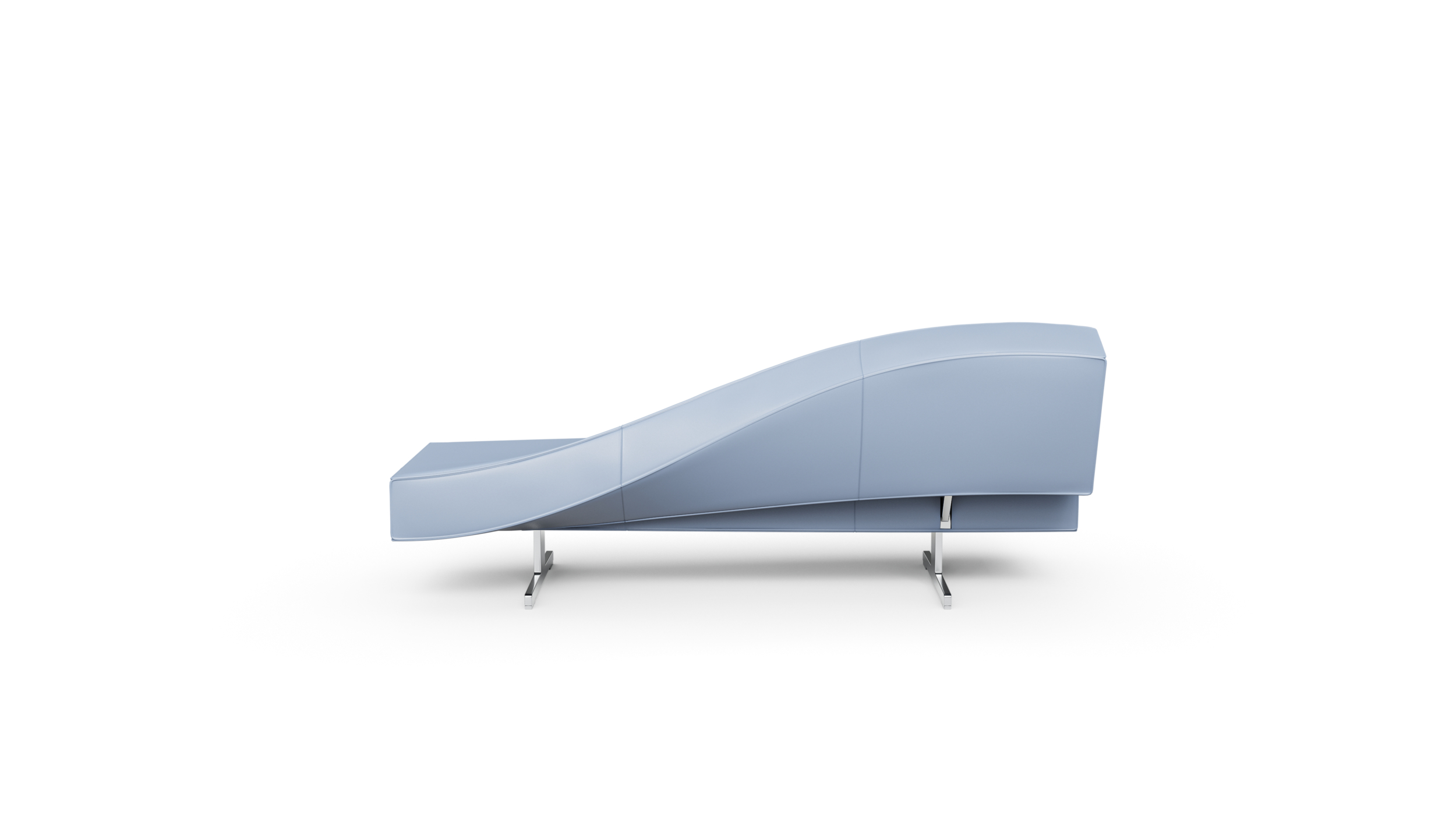 Aspen Sofa: Short - Left Hand Reproduction by Archetype Forms - - Back View