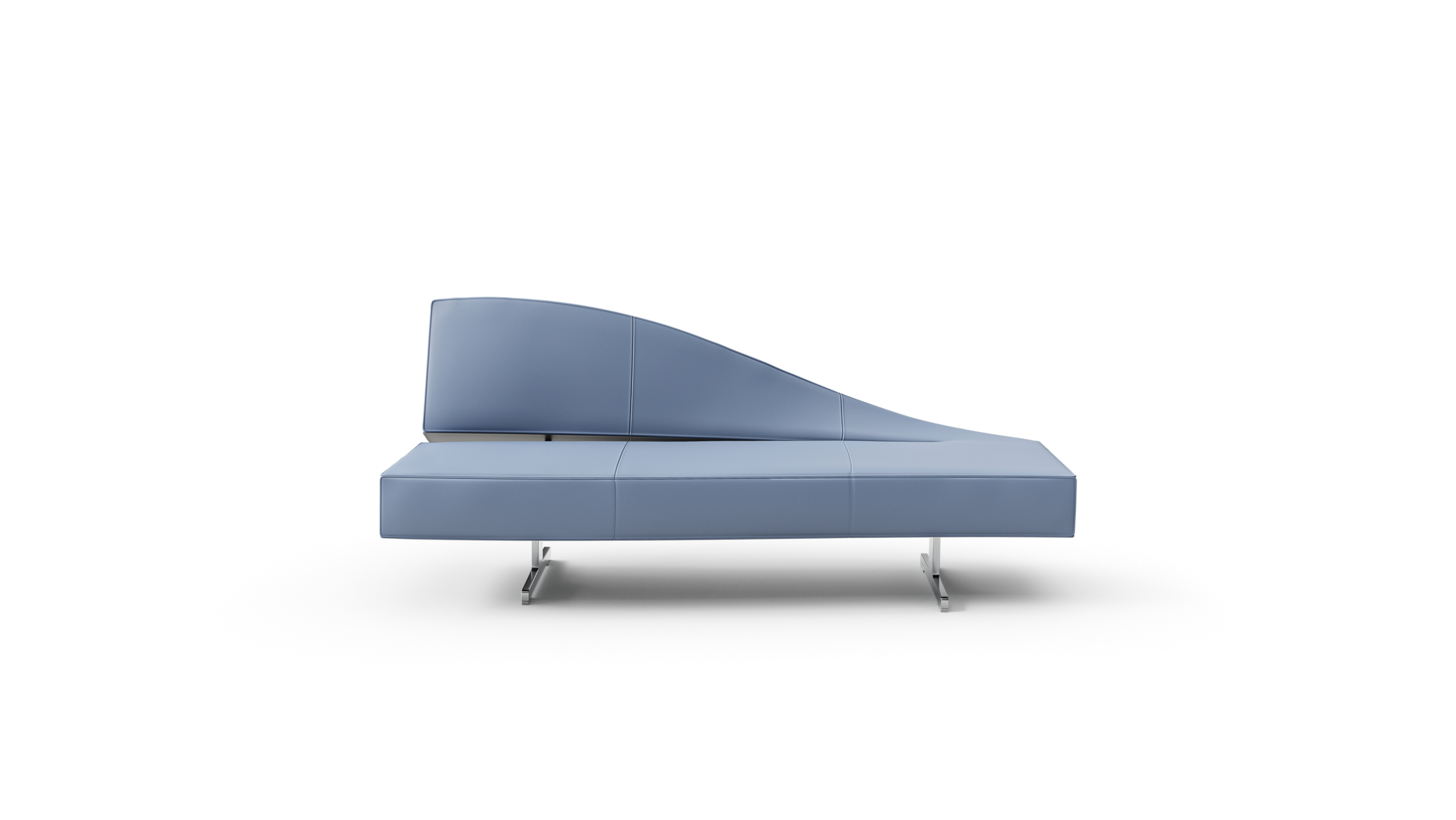 Aspen Sofa: Short - Left Hand Reproduction by Archetype Forms - - Front View