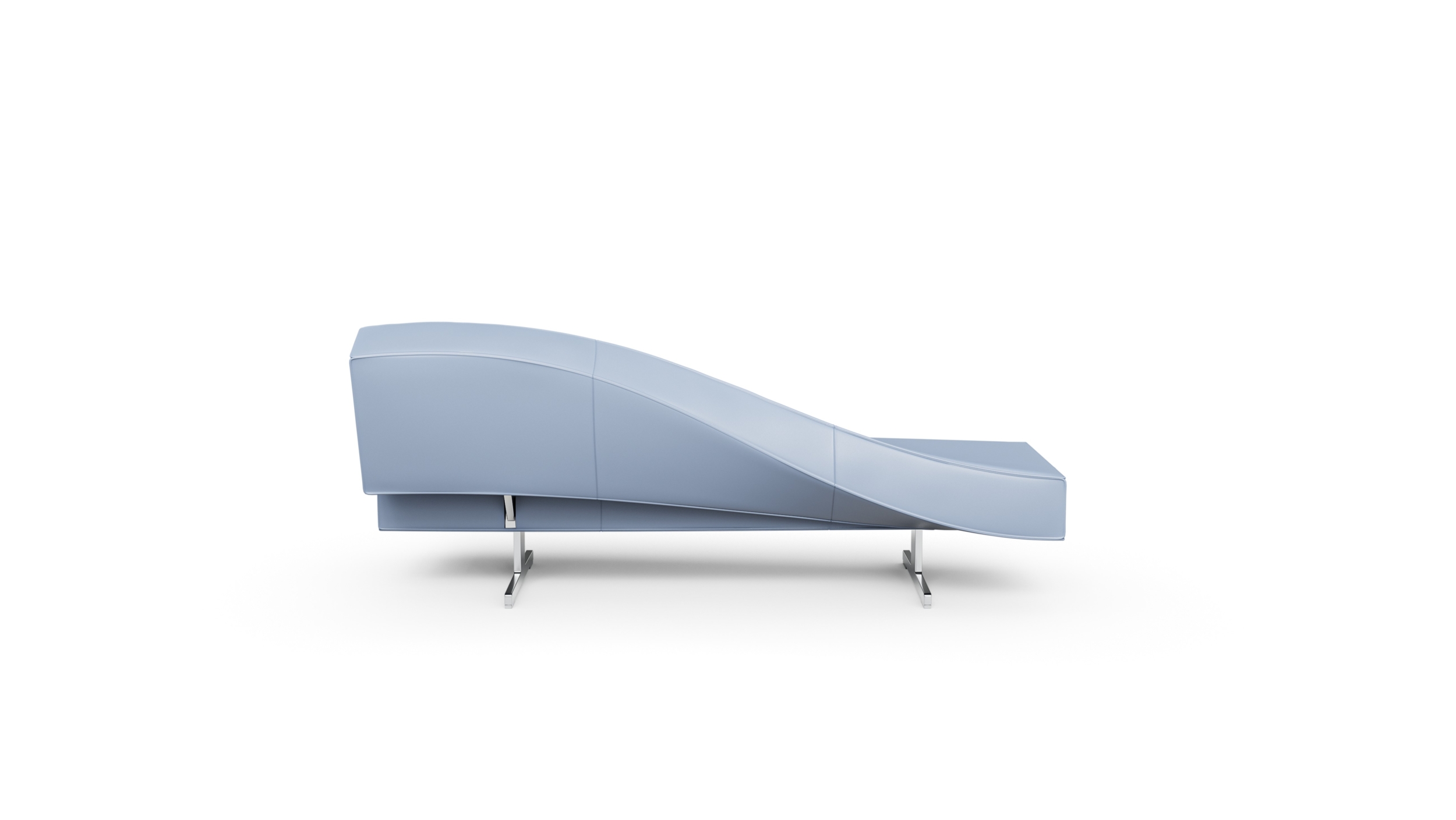 Aspen Sofa: Short - Right-Hand Reproduction by Archetype Forms - - Back View