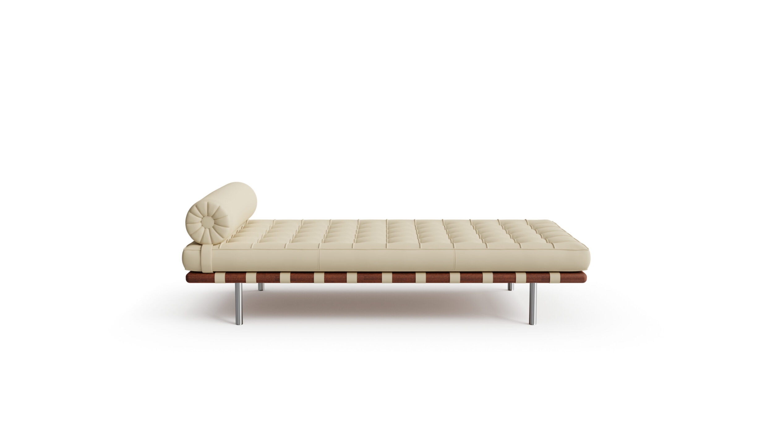 Barcelona Couch 258L Daybed Reproduction by Archetype Forms - Mies van der Rohe - Side-View 2