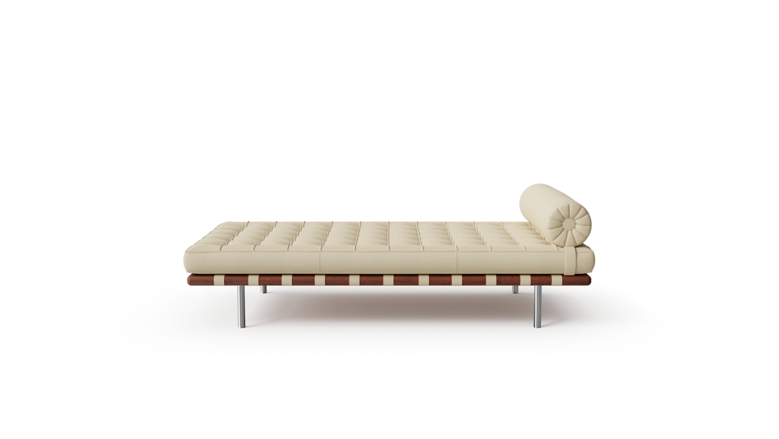 Barcelona Couch 258L Daybed Reproduction by Archetype Forms - Mies van der Rohe - Side-View