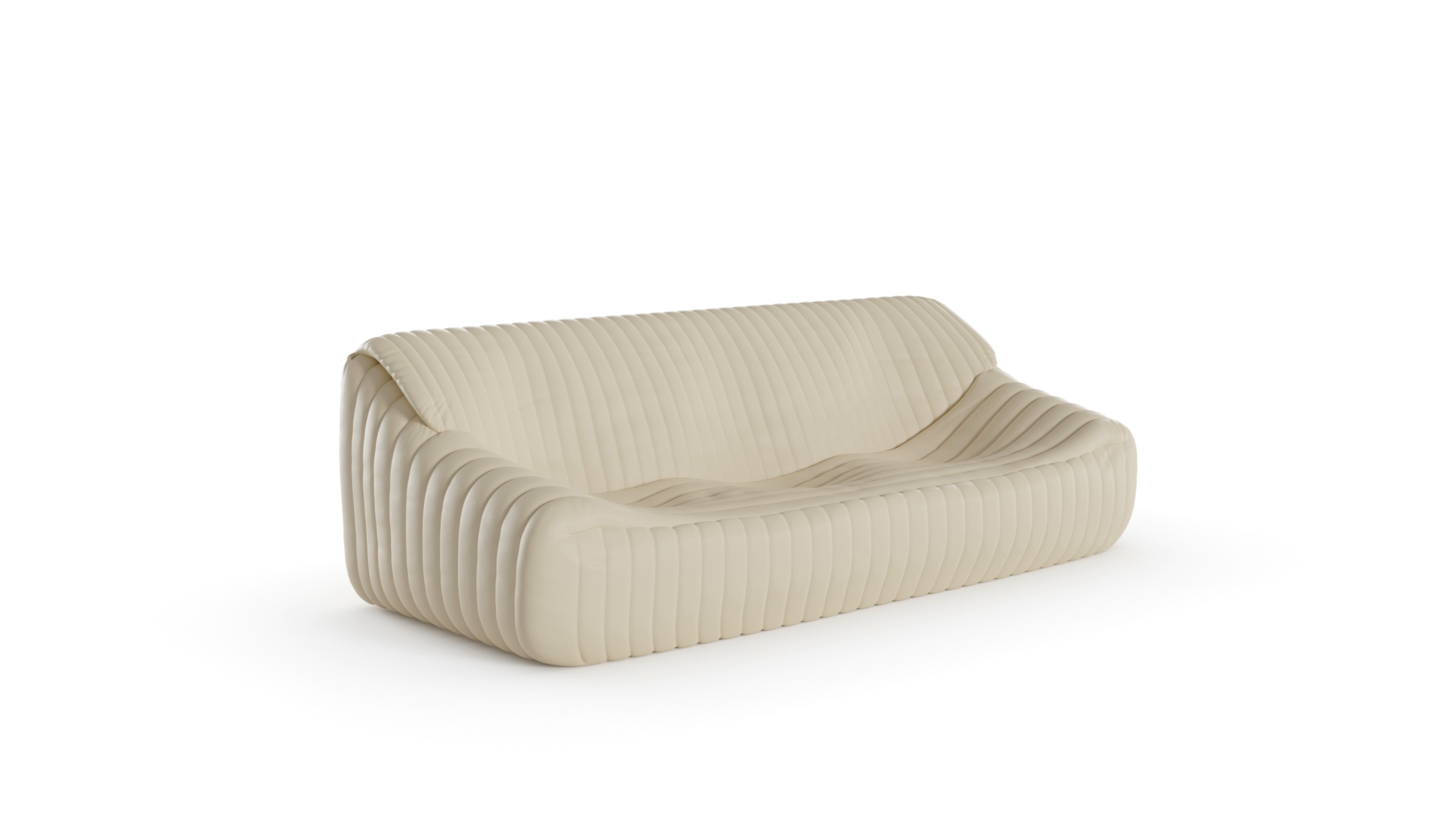 Cinna Sandra Sofa Series - Ligne Roset 3-Seater Sofa Reproduction by Archetype Forms - Annie Hieronimus - Front Angle-2 View