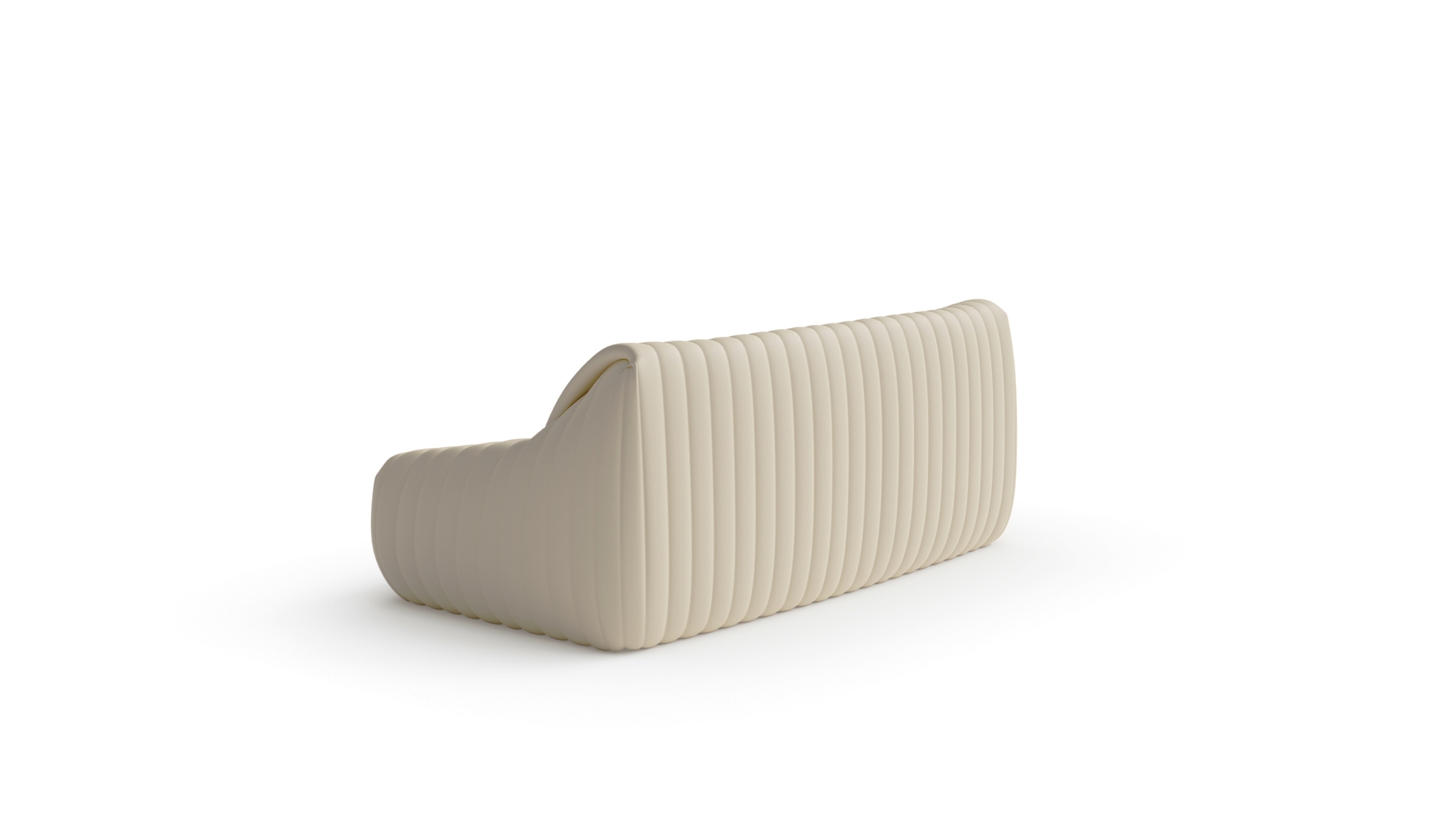 Cinna Sandra Sofa Series - Ligne Roset 2-Seater Loveseat Reproduction by Archetype Forms - Annie Hieronimus - Back-Angle View