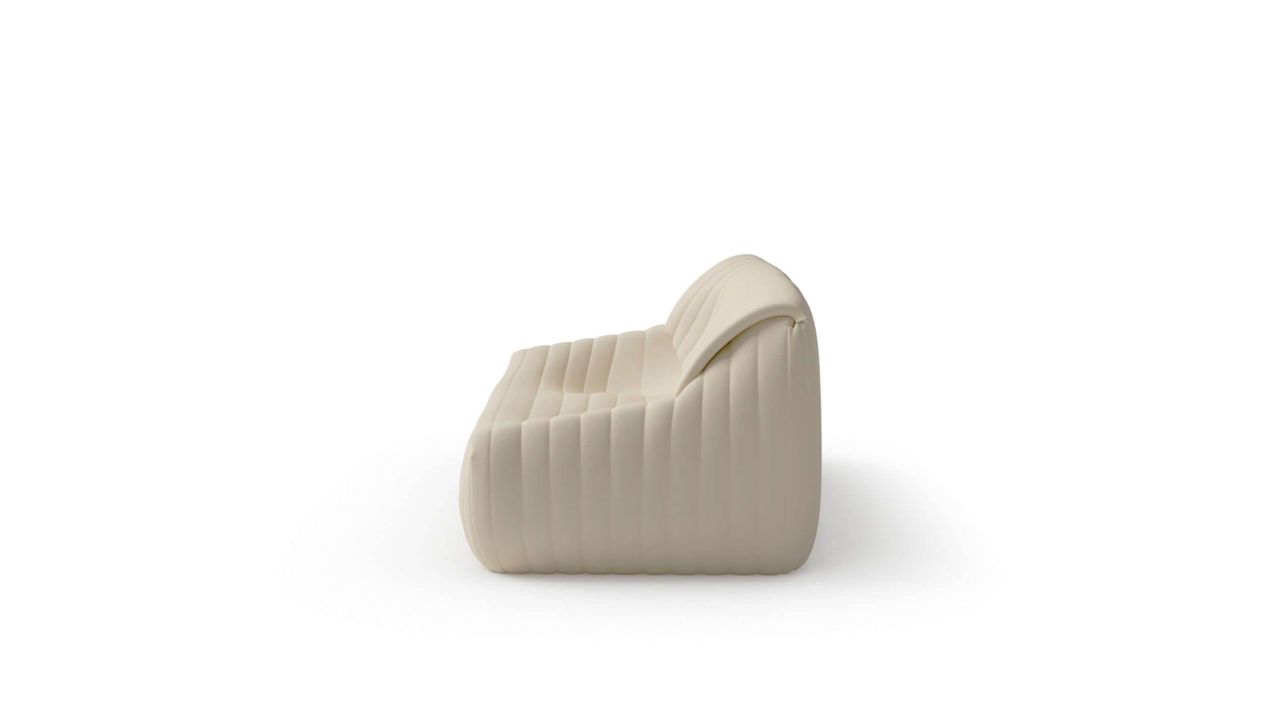 Cinna Sandra Sofa Series - Ligne Roset 2-Seater Loveseat Reproduction by Archetype Forms - Annie Hieronimus - Side-View